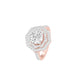 Heart's Belonging Diamond Engagement Ring 18 KT / Rose Gold / 22
