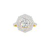 Heart's Belonging Diamond Engagement Ring 18 KT / Yellow Gold / 22