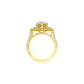Heart's Belonging Diamond Engagement Ring 18 KT / Yellow Gold / 22