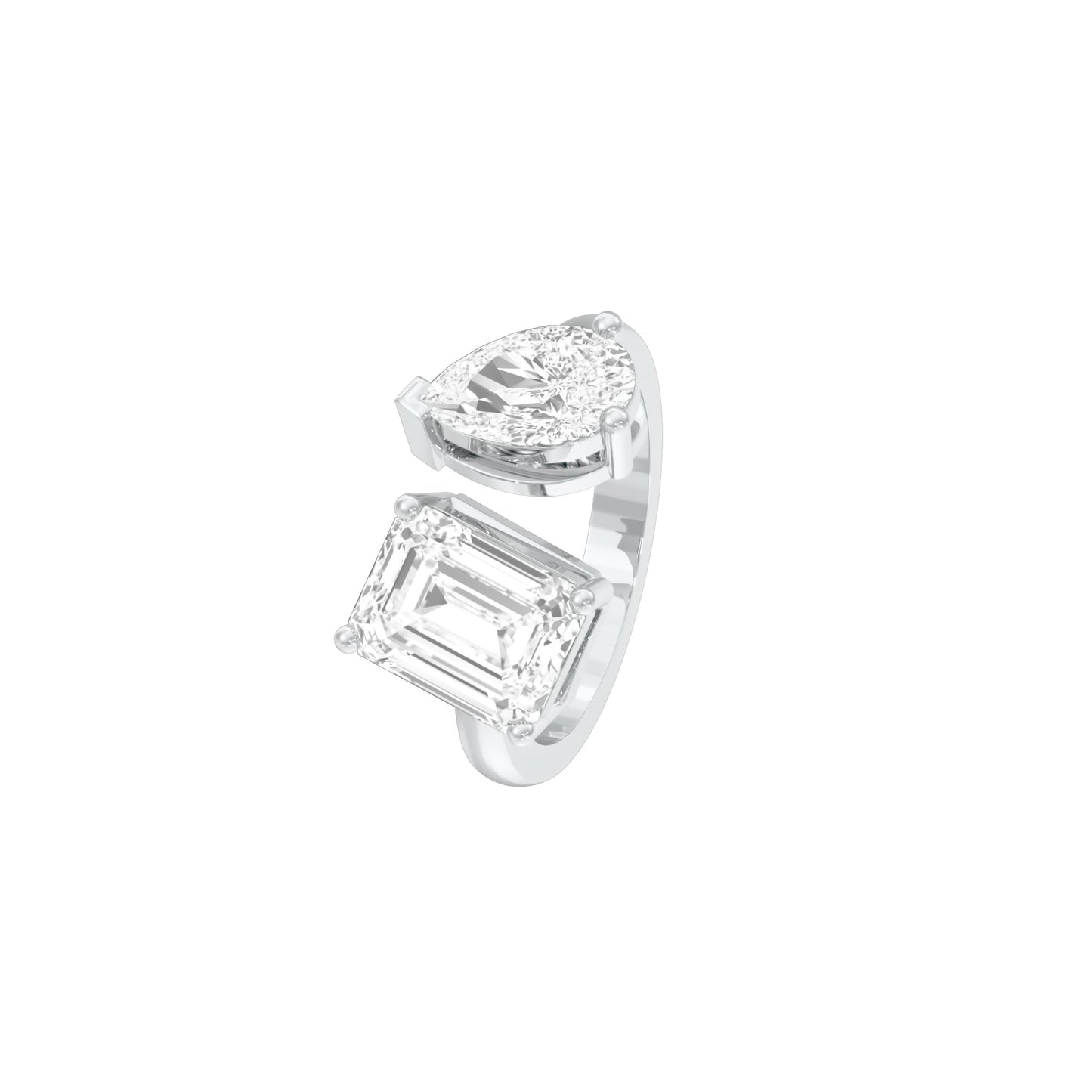 DLR001692 18 KT / White Gold / 22