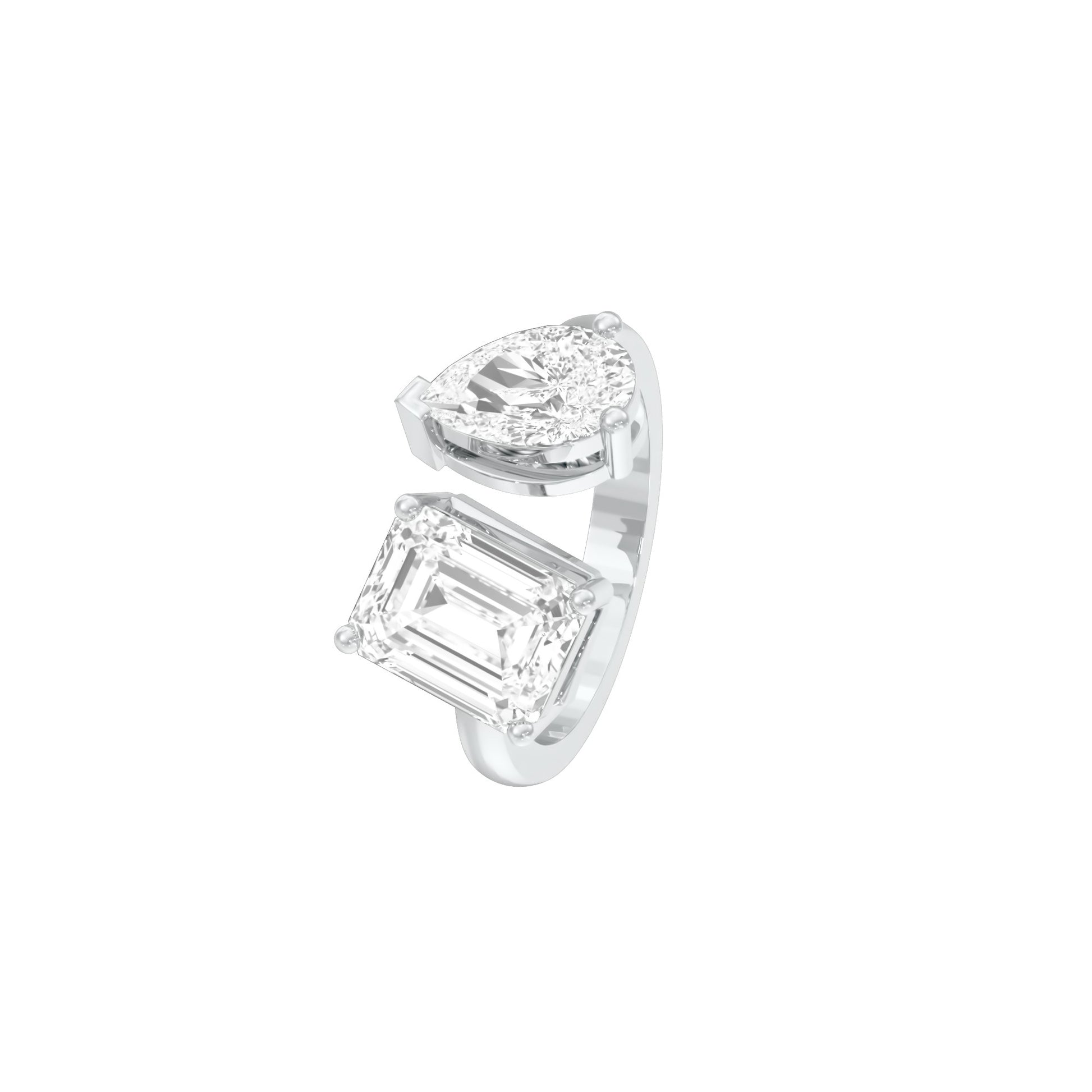 DLR001692 18 KT / White Gold / 22