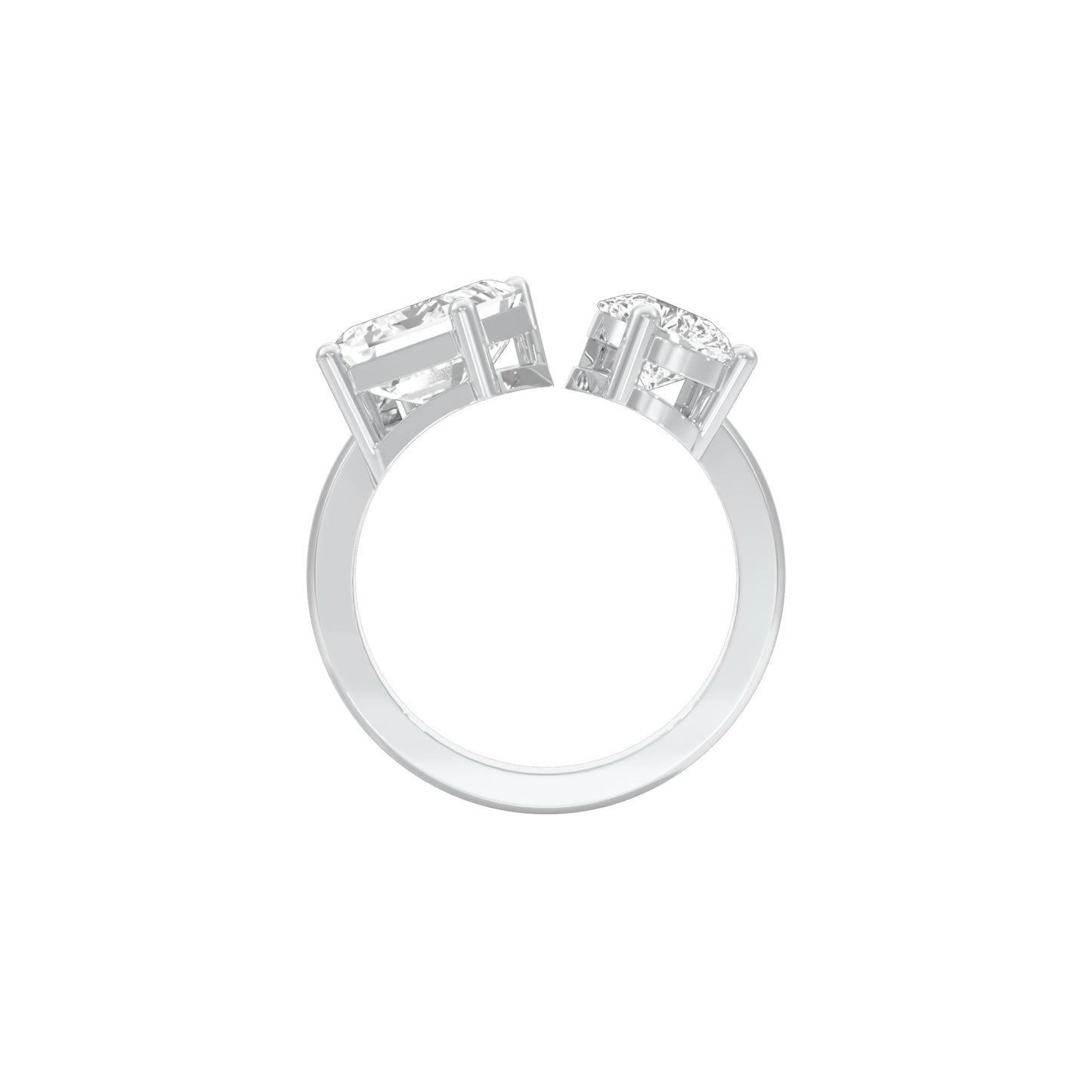 DLR001692 18 KT / White Gold / 22