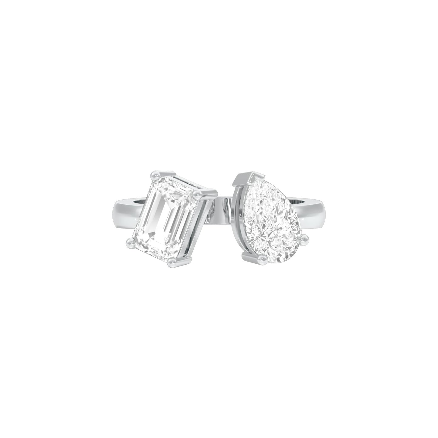 DLR001693 18 KT / White Gold / 22