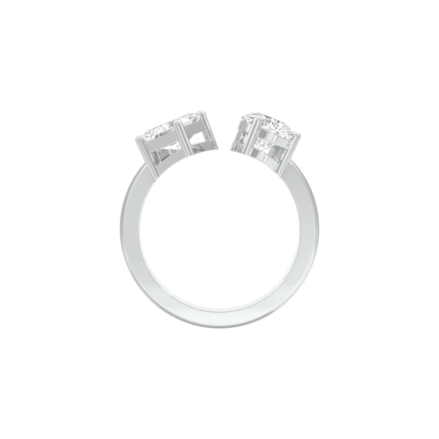 DLR001693 18 KT / White Gold / 22