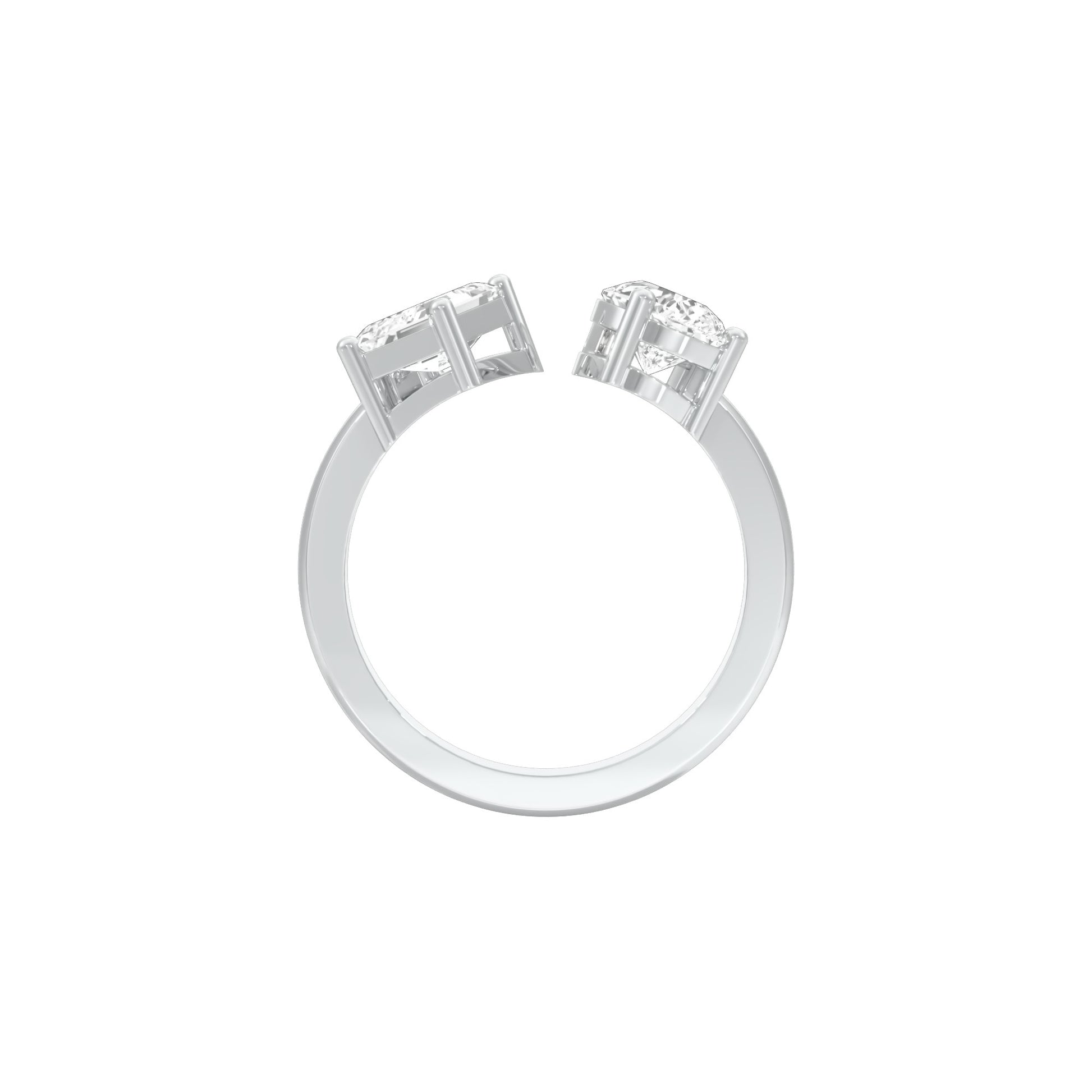 DLR001693 18 KT / White Gold / 22