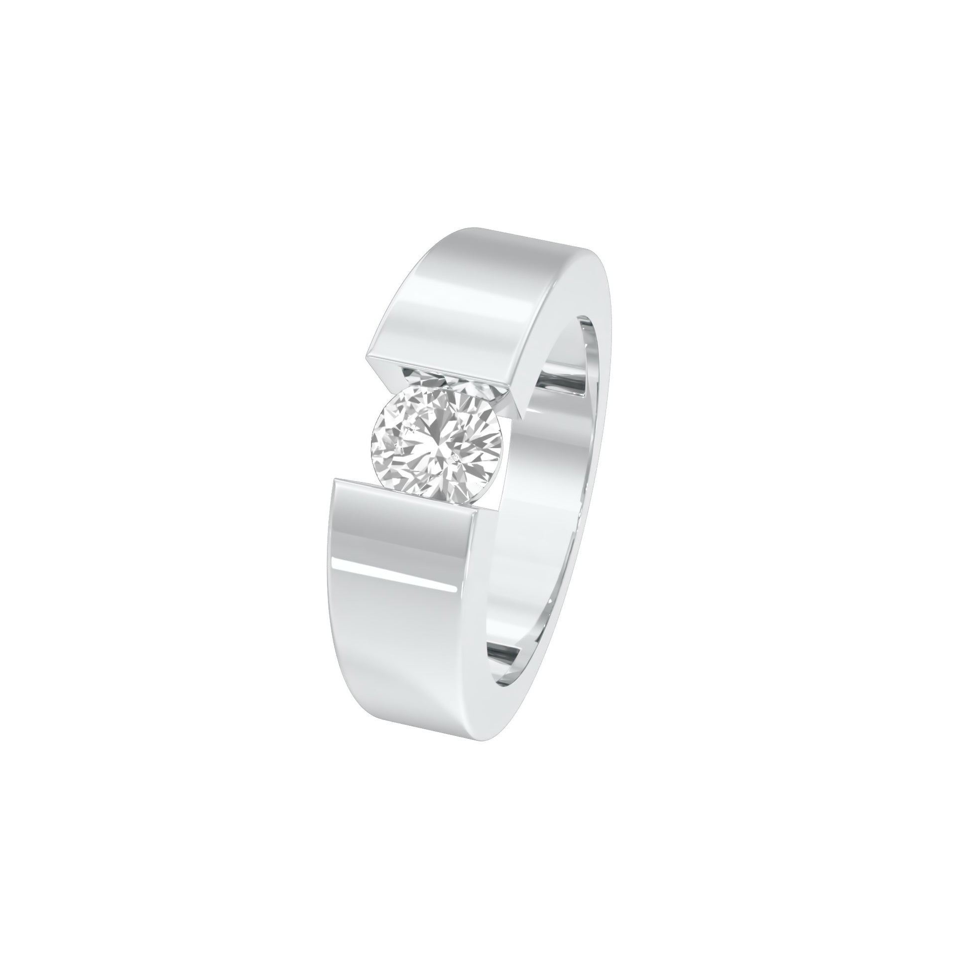DLR001695 18 KT / White Gold / 22