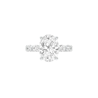 DLR001696 18 KT / White Gold / 22