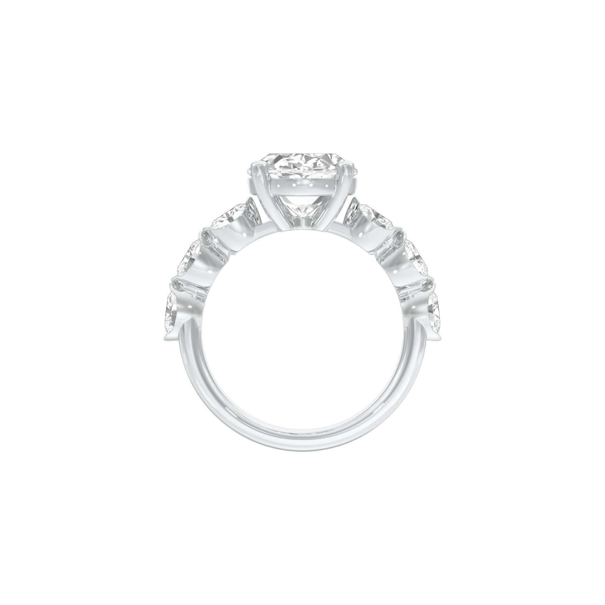 DLR001696 18 KT / White Gold / 22