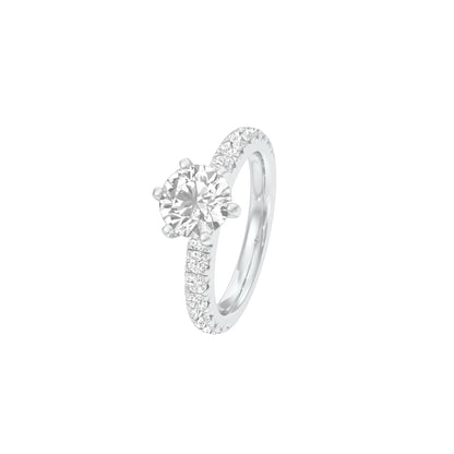DLR001697 18 KT / White Gold / 22