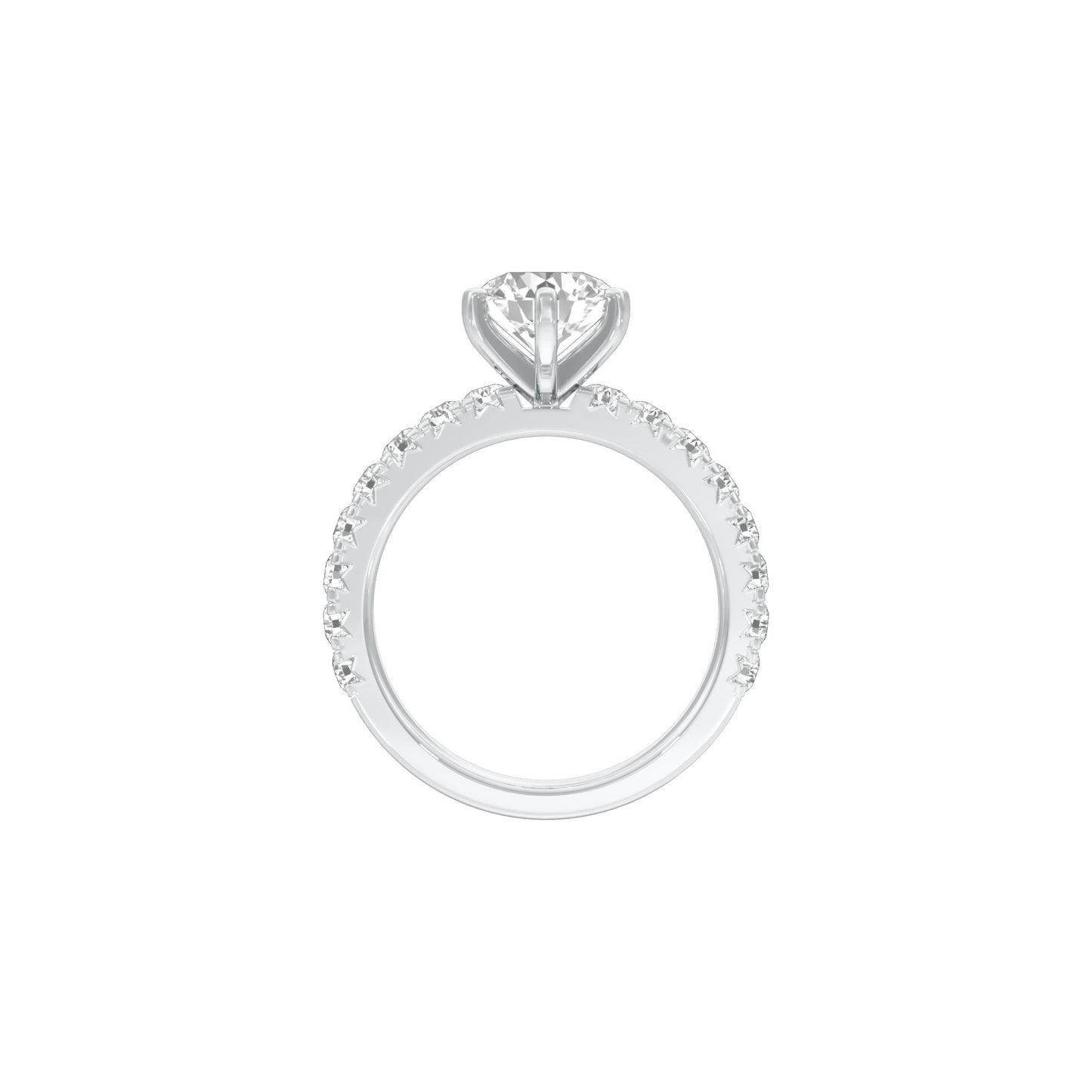 DLR001697 18 KT / White Gold / 22