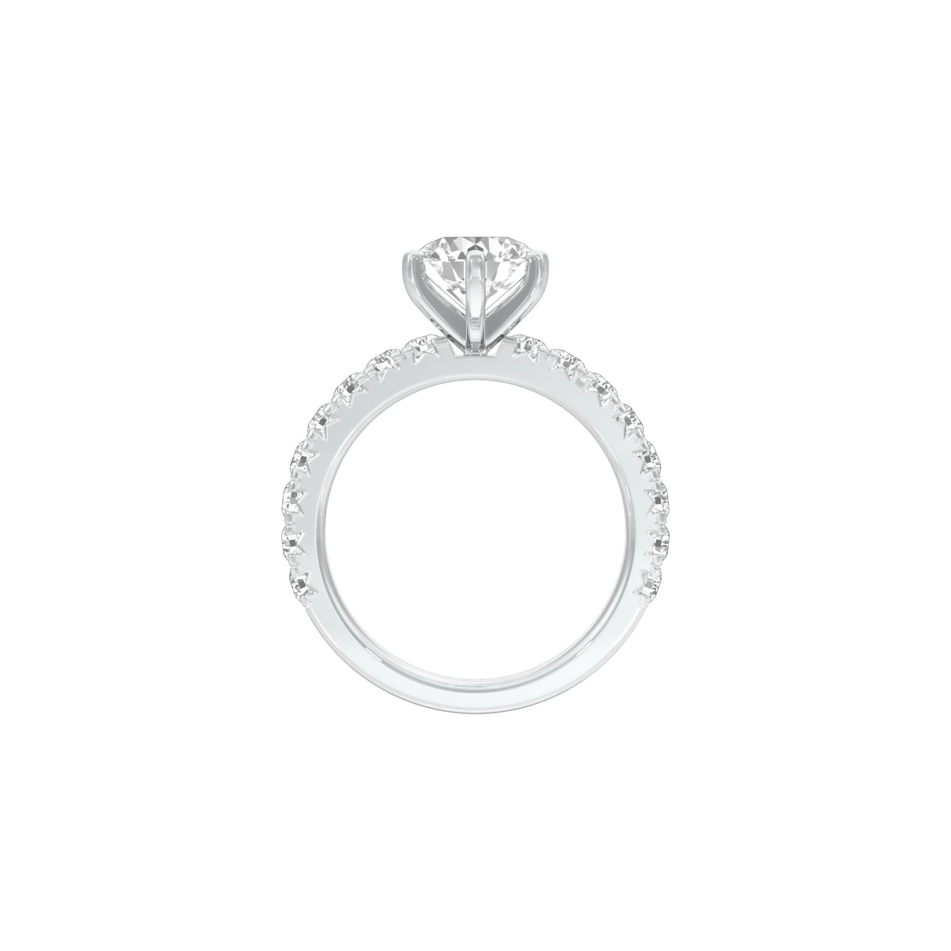 DLR001697 18 KT / White Gold / 22