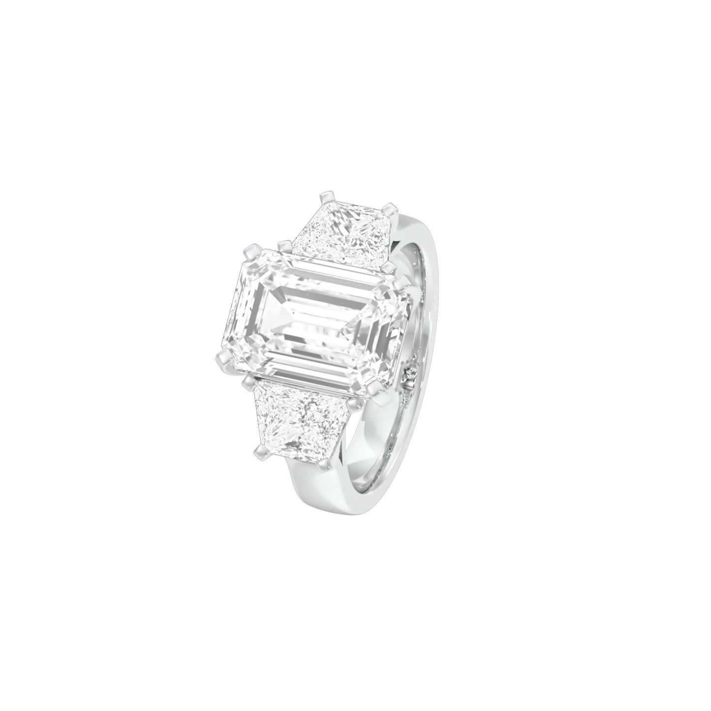 DLR001700 18 KT / White Gold / 22
