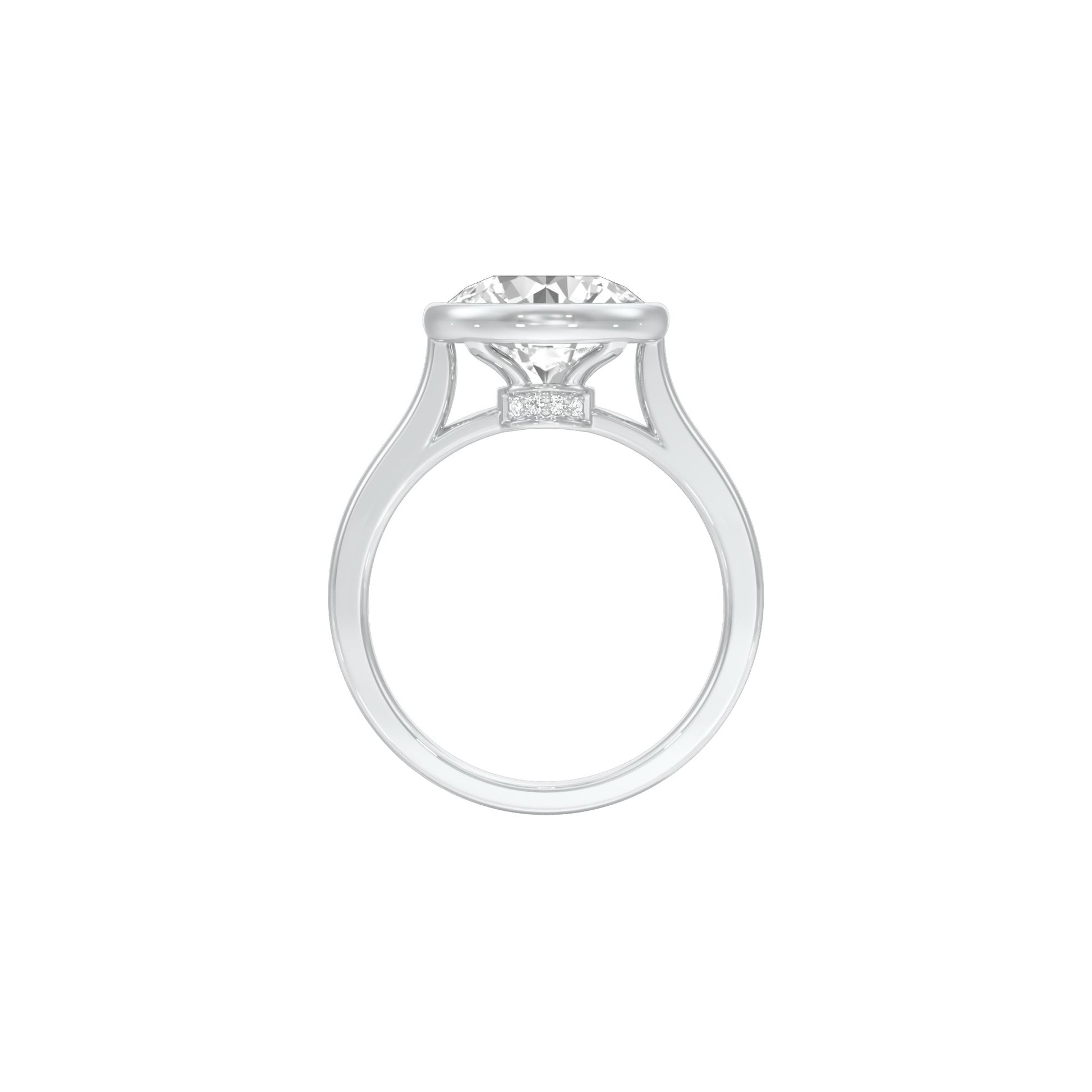 DLR001702 18 KT / White Gold / 22