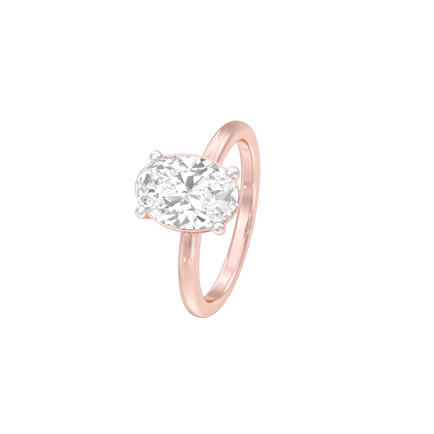 DLR001703 18 KT / Rose Gold / 22