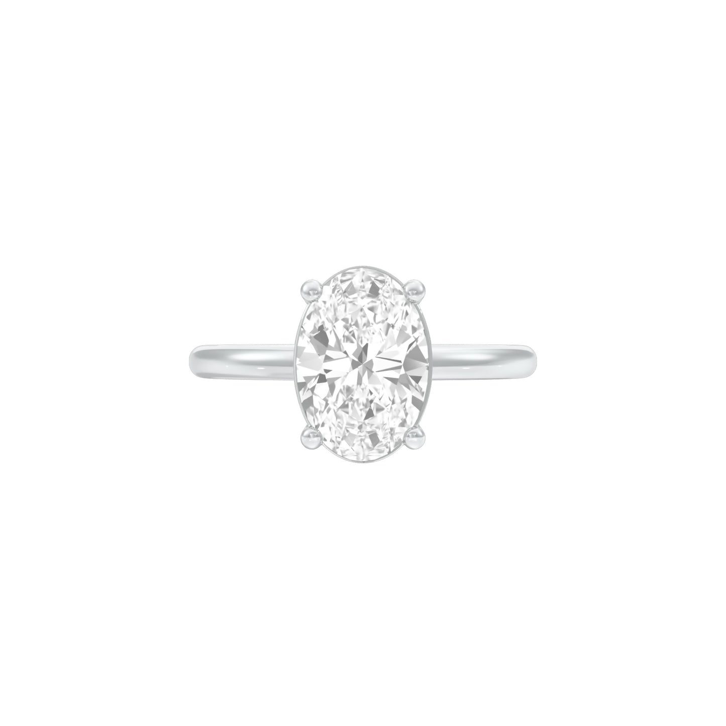 DLR001703 18 KT / White Gold / 22