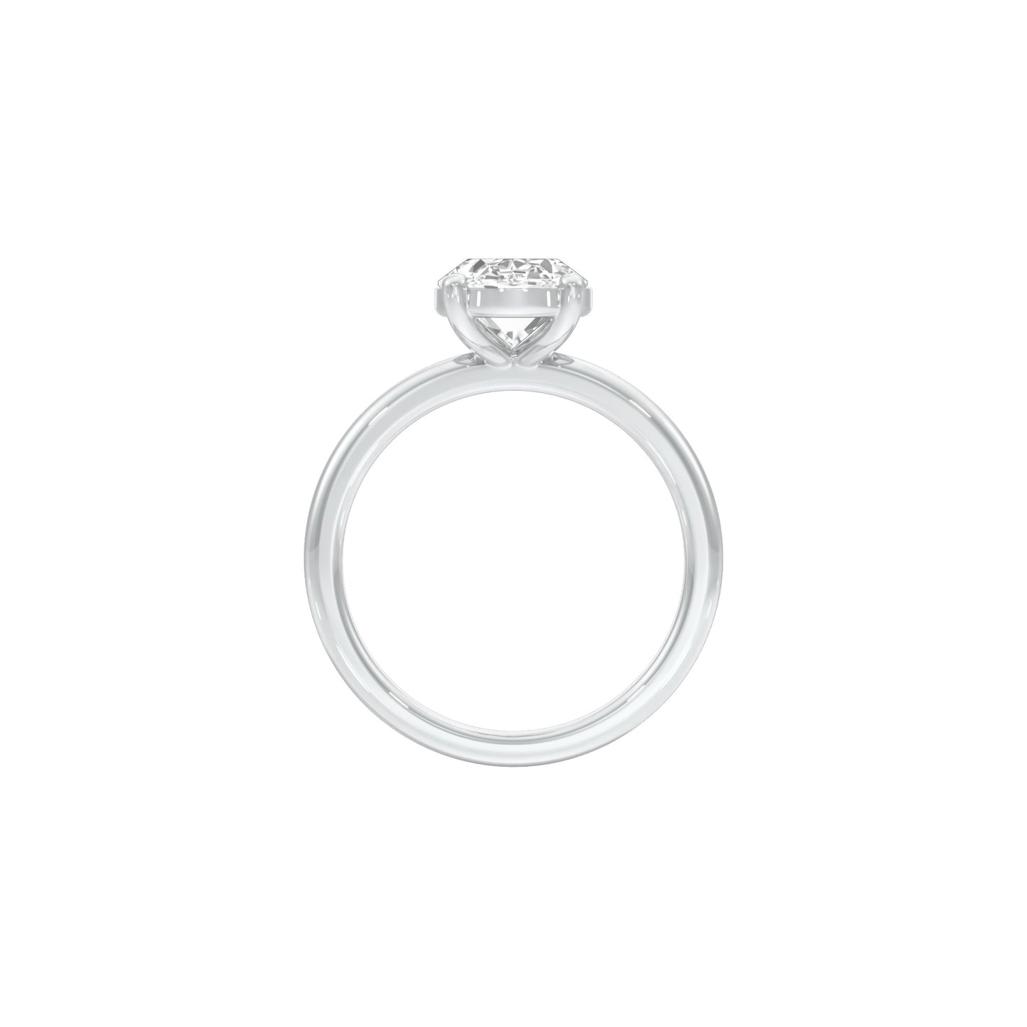 DLR001703 18 KT / White Gold / 22