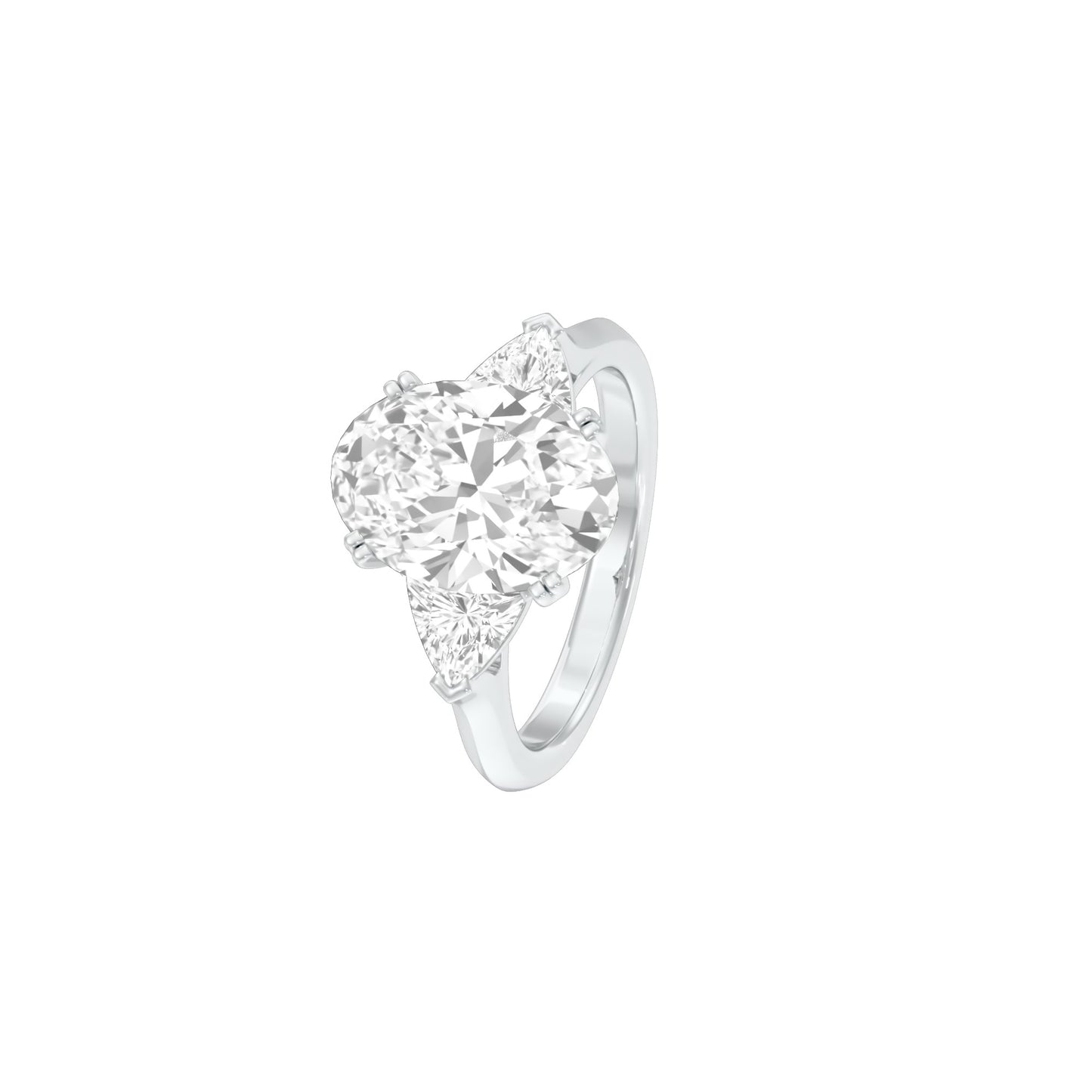 DLR001704 18 KT / White Gold / 22