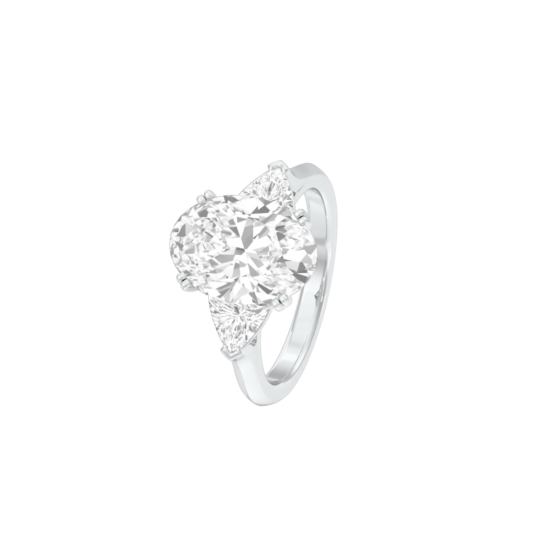 DLR001704 18 KT / White Gold / 22