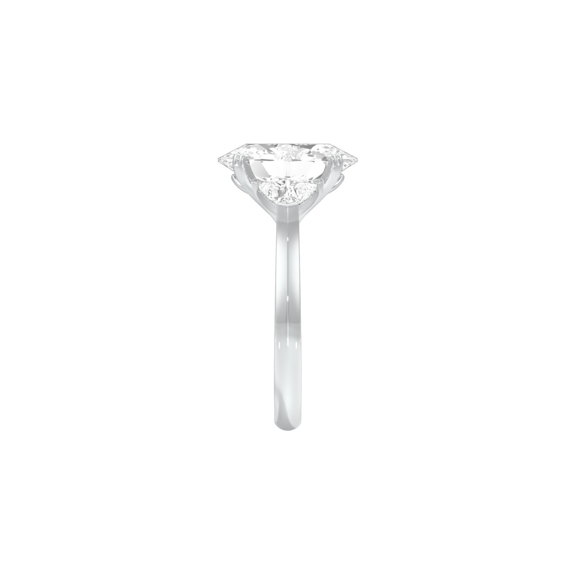 DLR001704 18 KT / White Gold / 22
