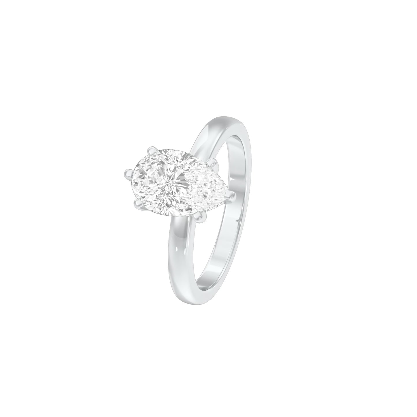 DLR001705 18 KT / White Gold / 22
