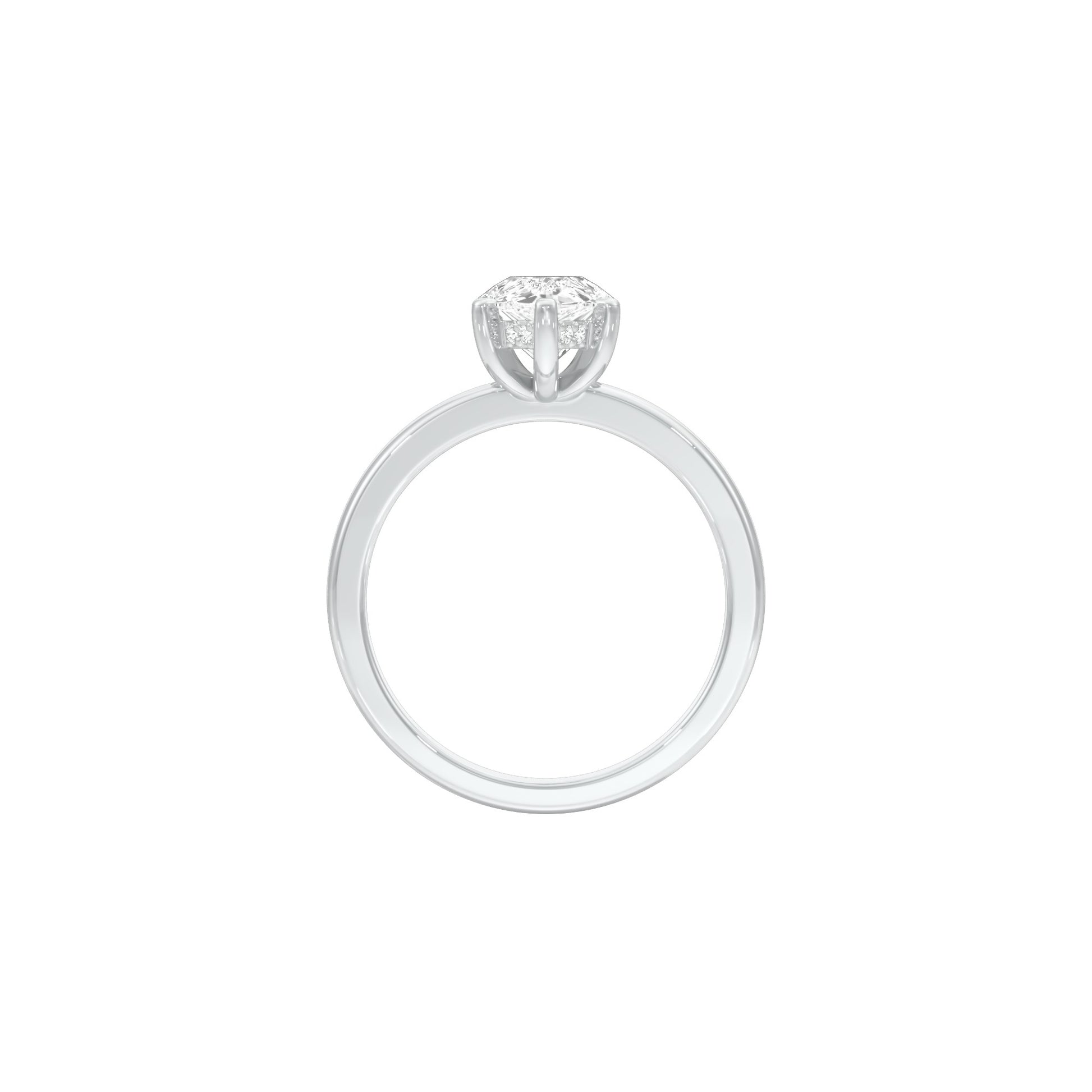 DLR001705 18 KT / White Gold / 22