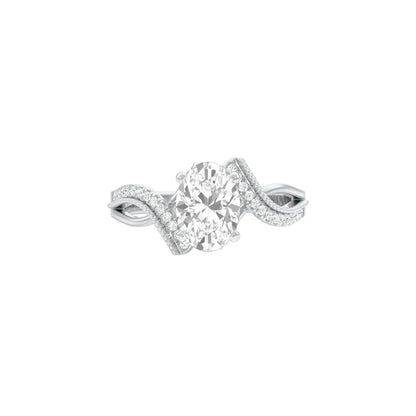 DLR001706 18 KT / White Gold / 22