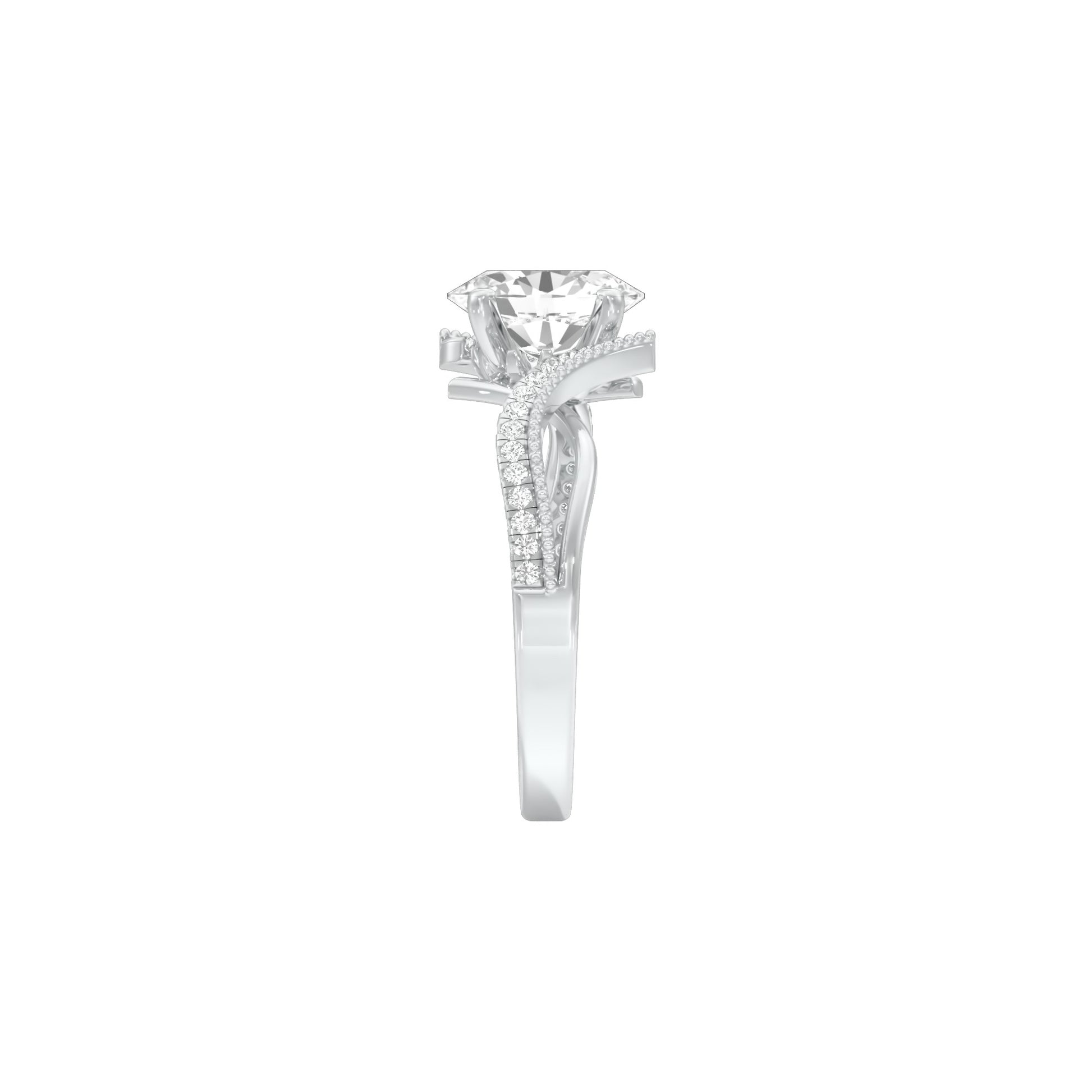 DLR001706 18 KT / White Gold / 22