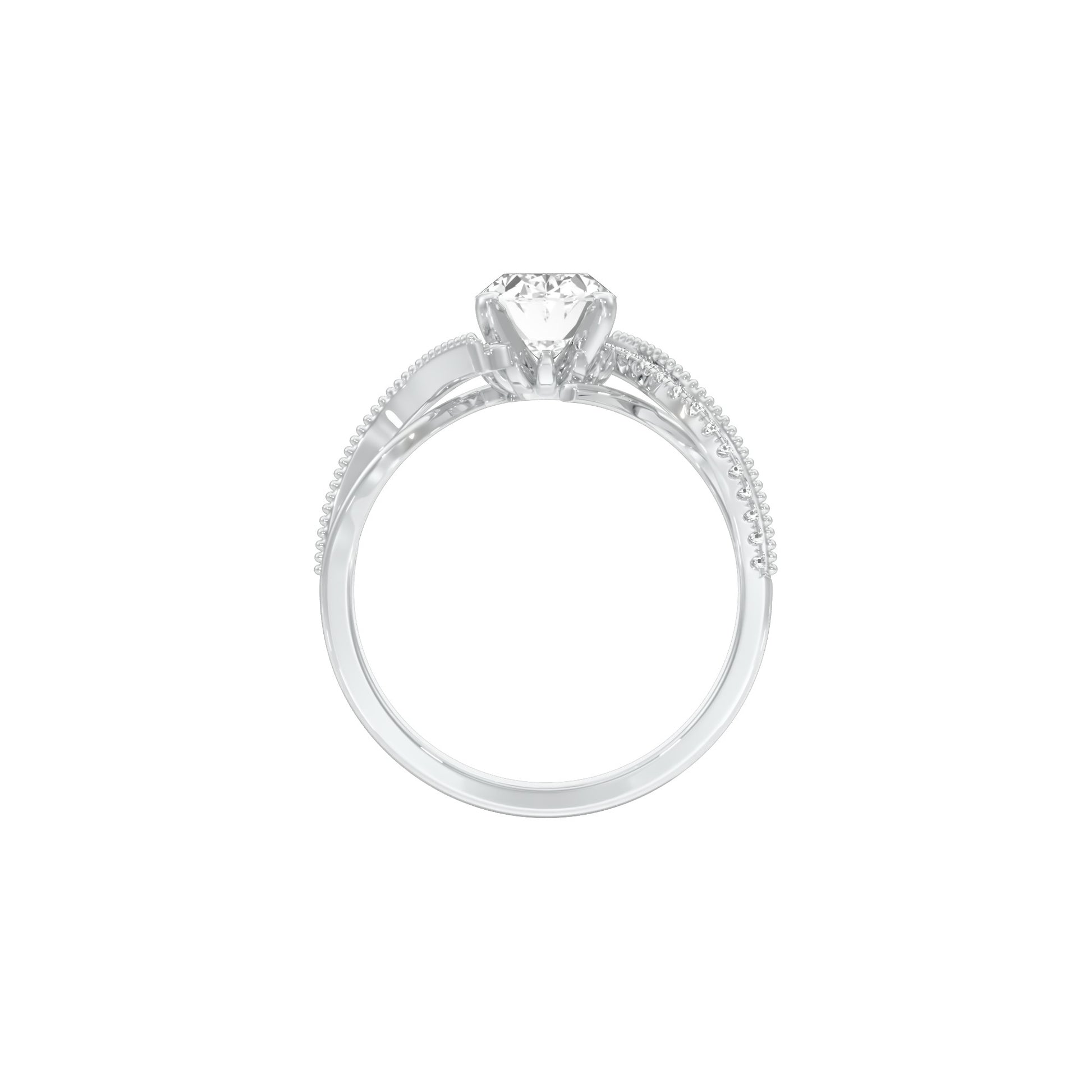 DLR001706 18 KT / White Gold / 22
