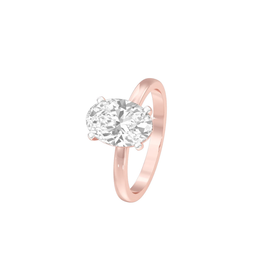 DLR001708 18 KT / Rose Gold / 22