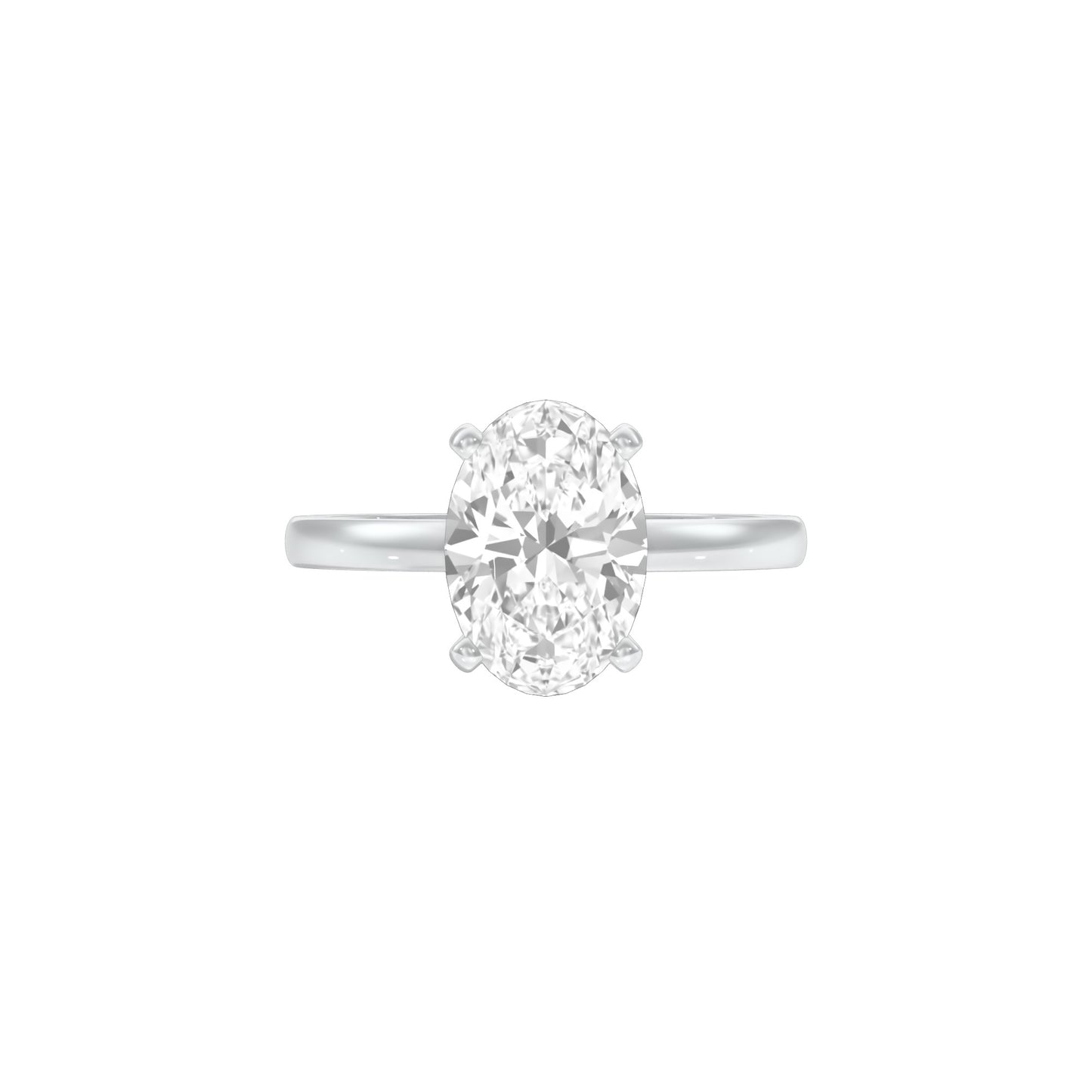 DLR001708 18 KT / White Gold / 22