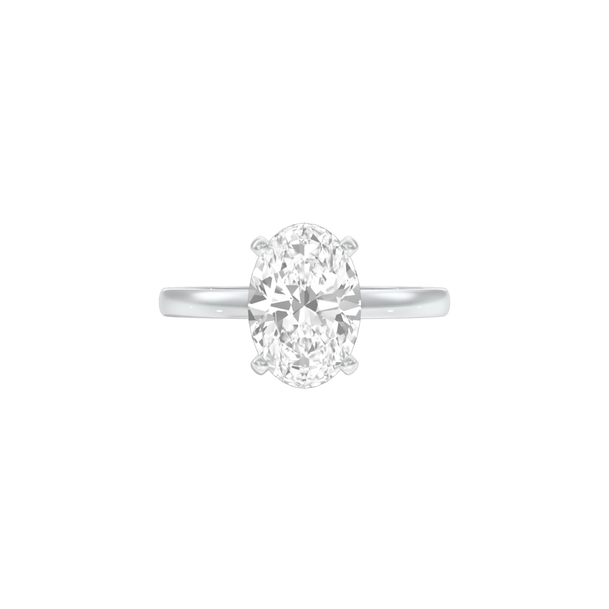 DLR001708 18 KT / White Gold / 22
