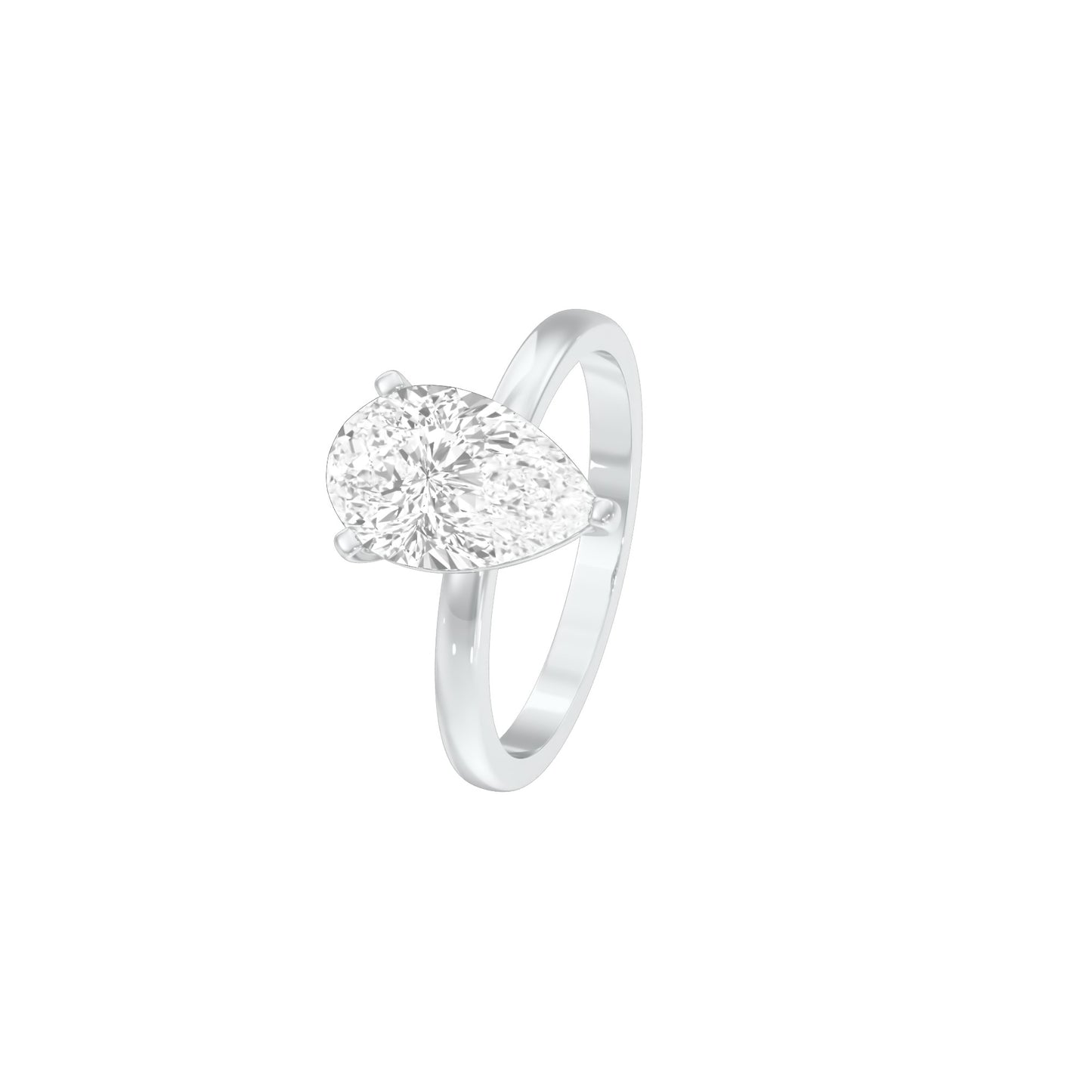 DLR001709 18 KT / White Gold / 22