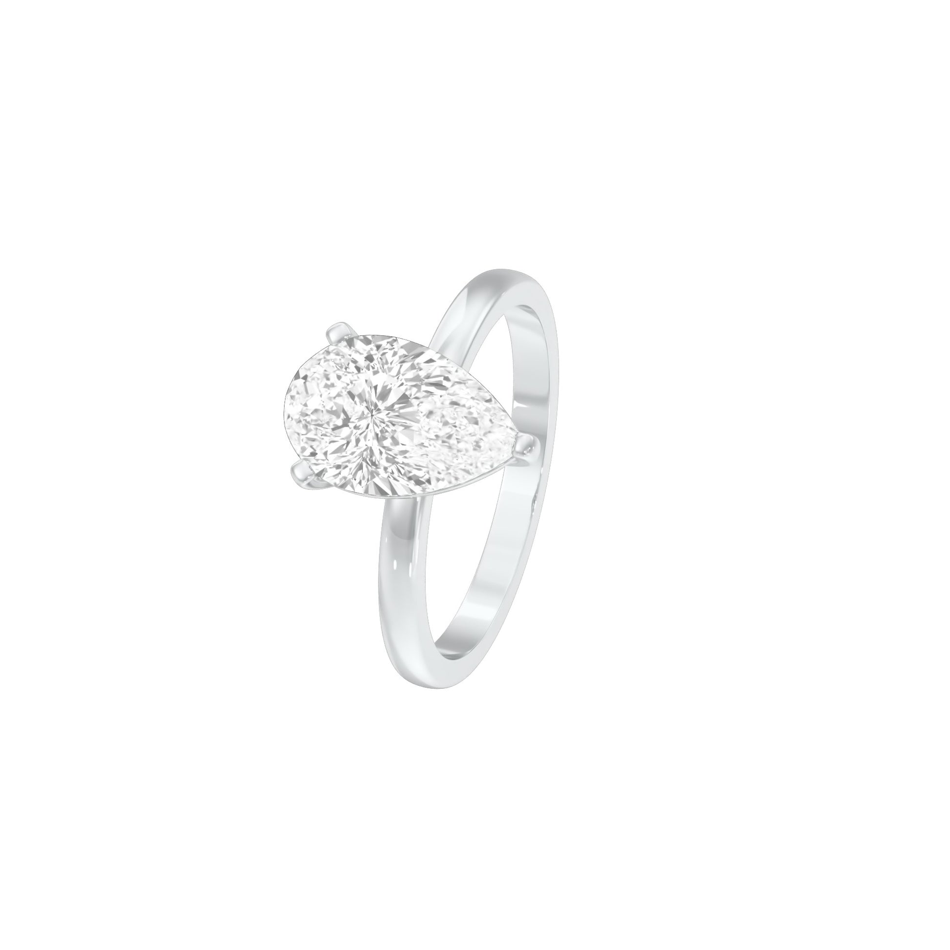 DLR001709 18 KT / White Gold / 22