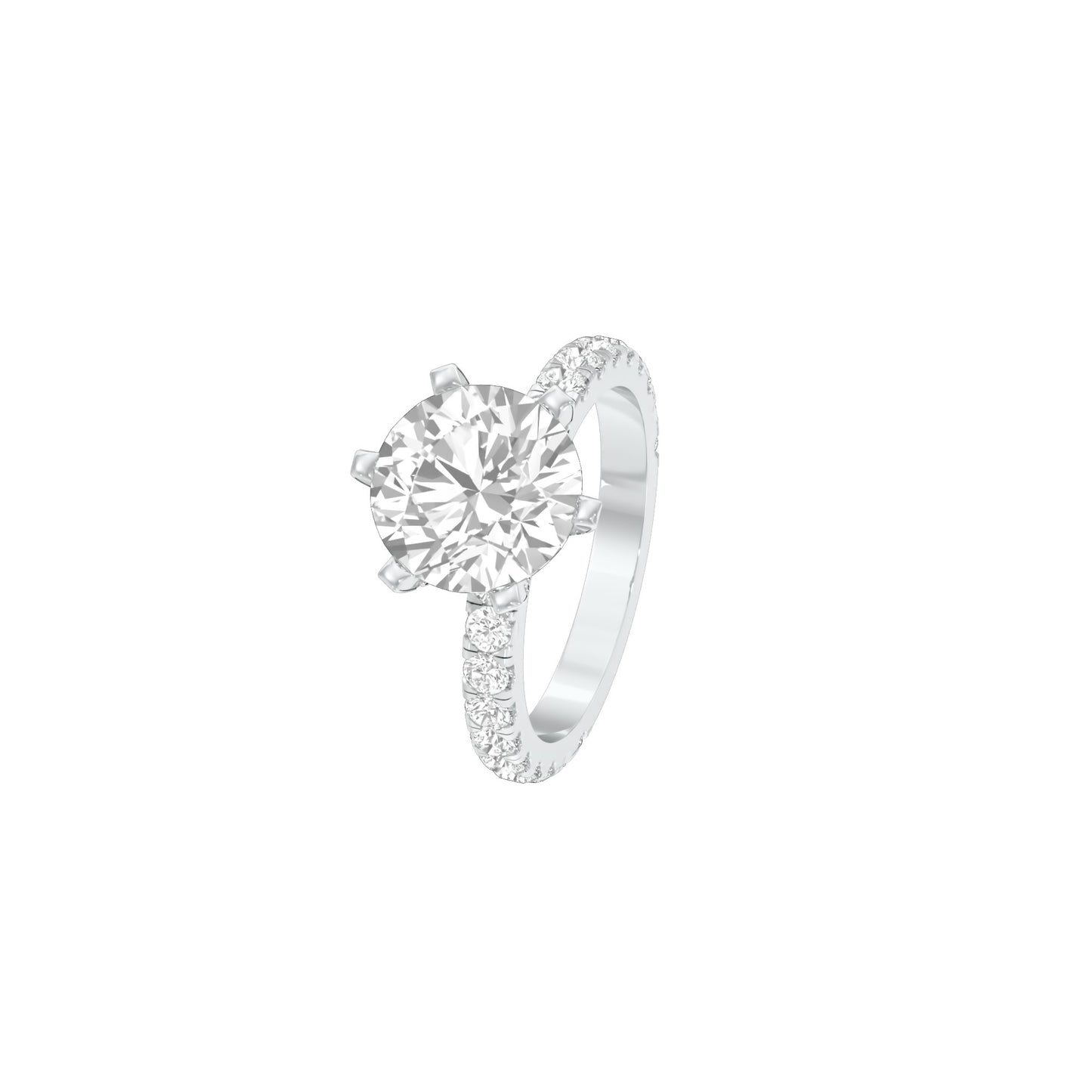 DLR001711 18 KT / White Gold / 22