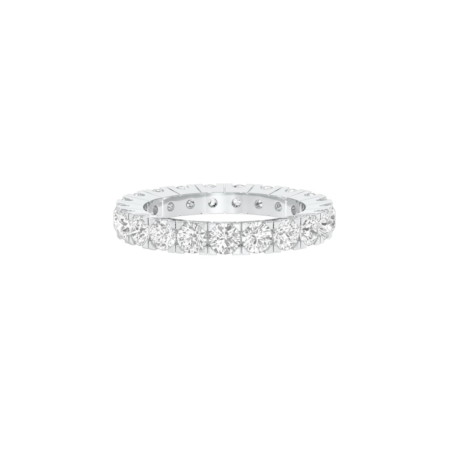 DLR001726 18 KT / White Gold / 22