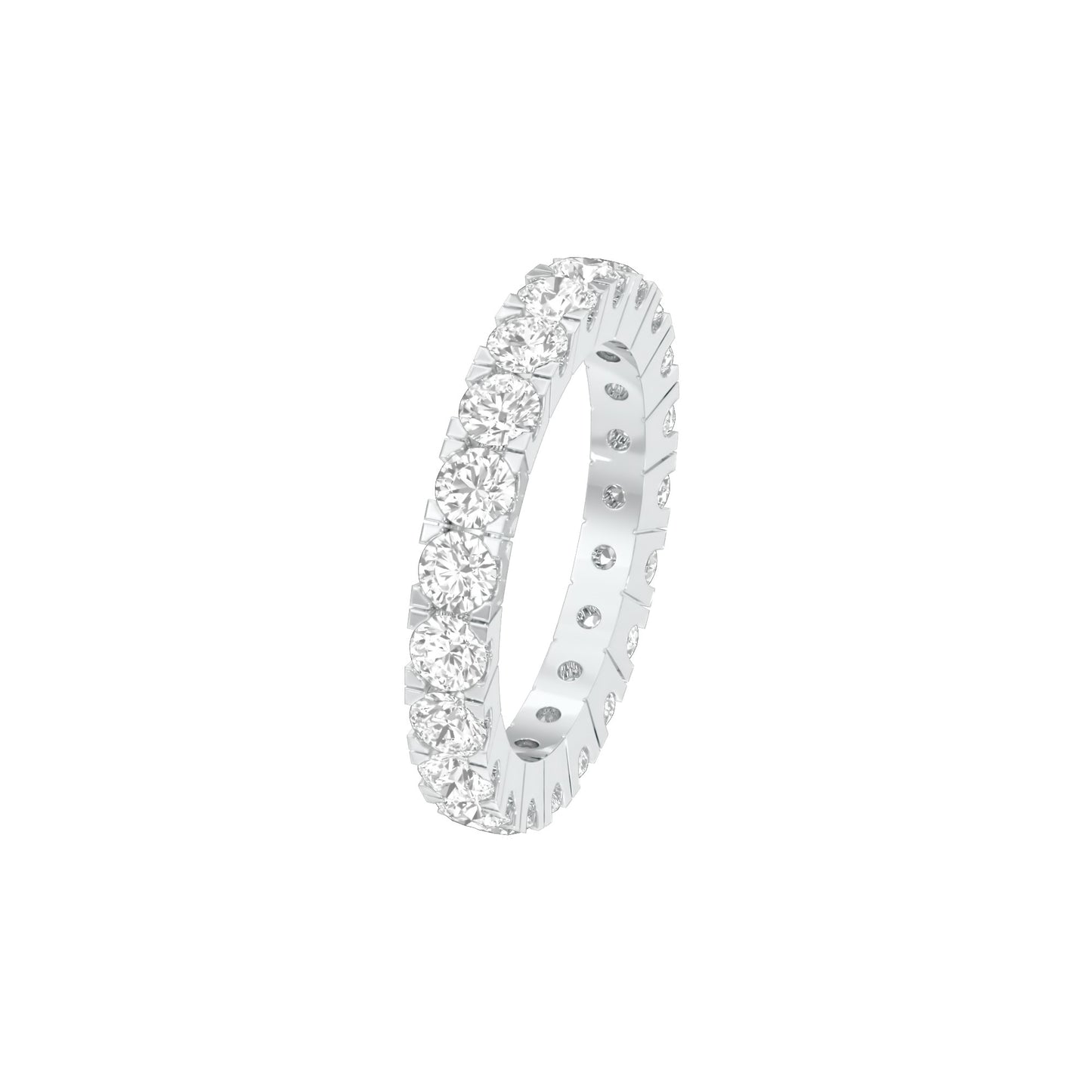 DLR001726 18 KT / White Gold / 22