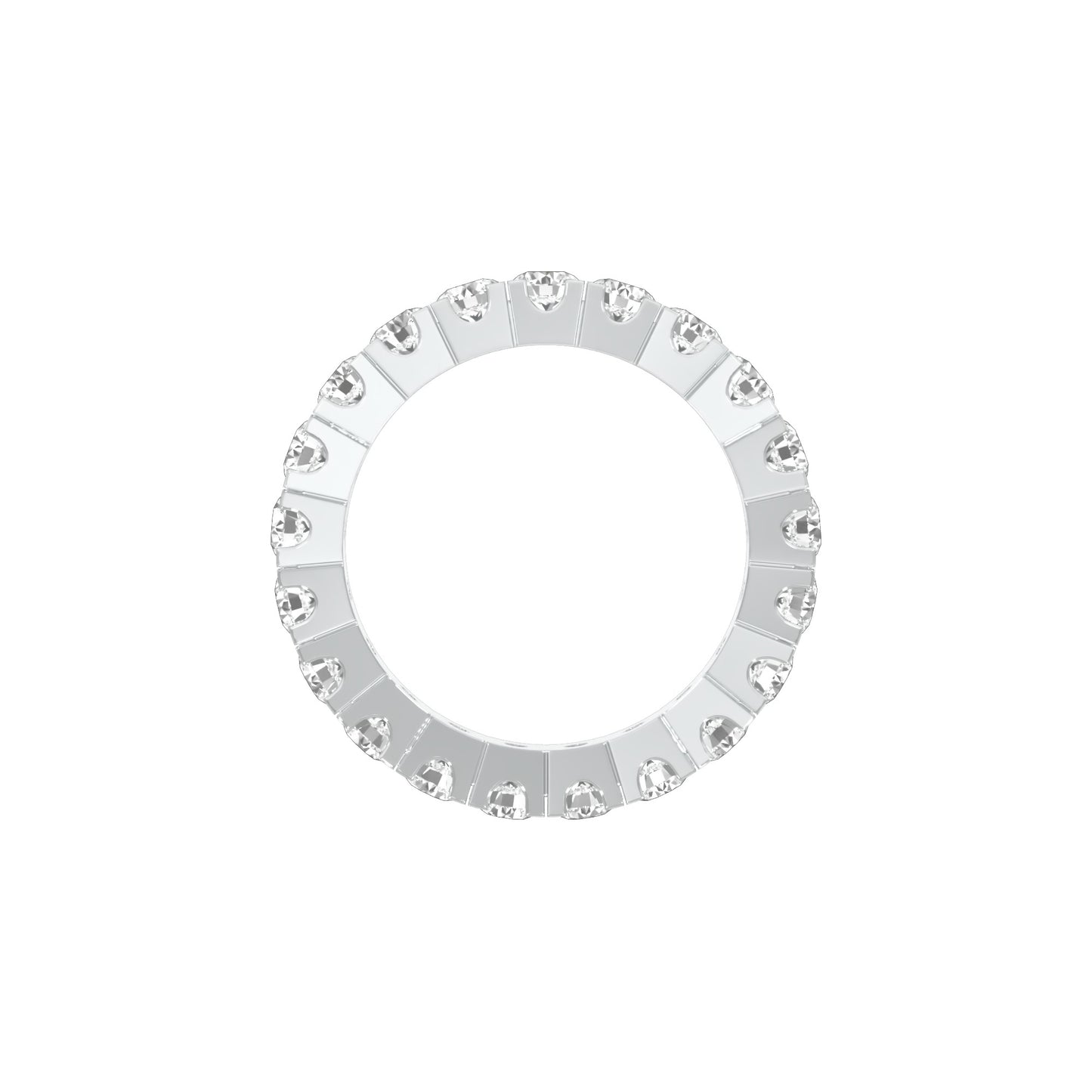 DLR001726 18 KT / White Gold / 22