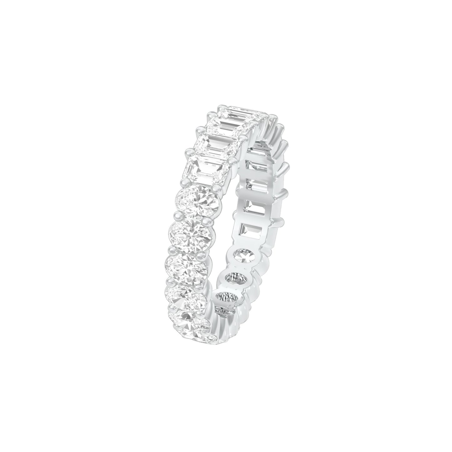 DLR001728 18 KT / White Gold / 22