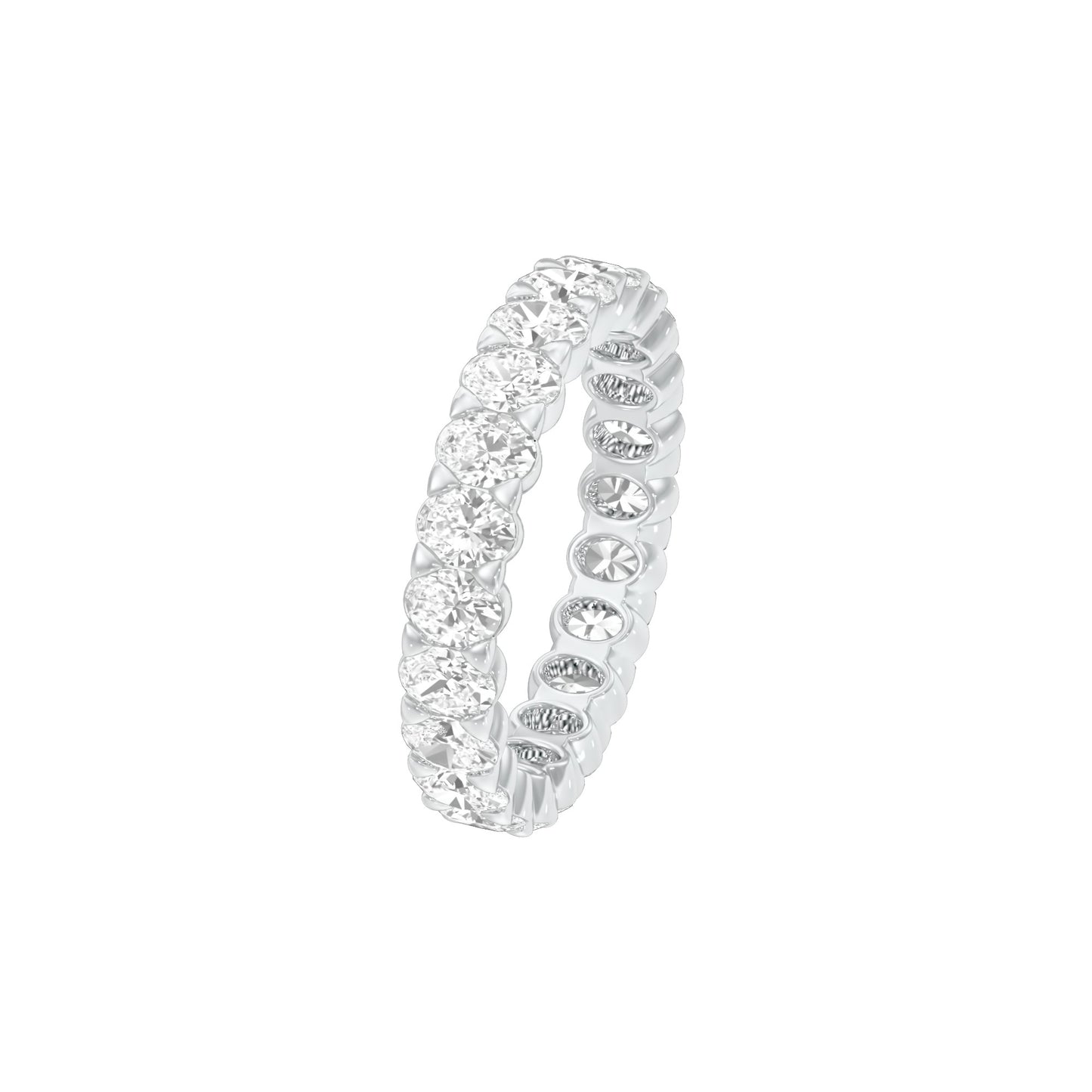 DLR001729 18 KT / White Gold / 22