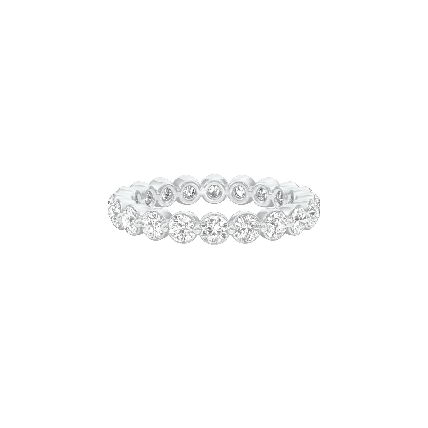 DLR001731 18 KT / White Gold / 22