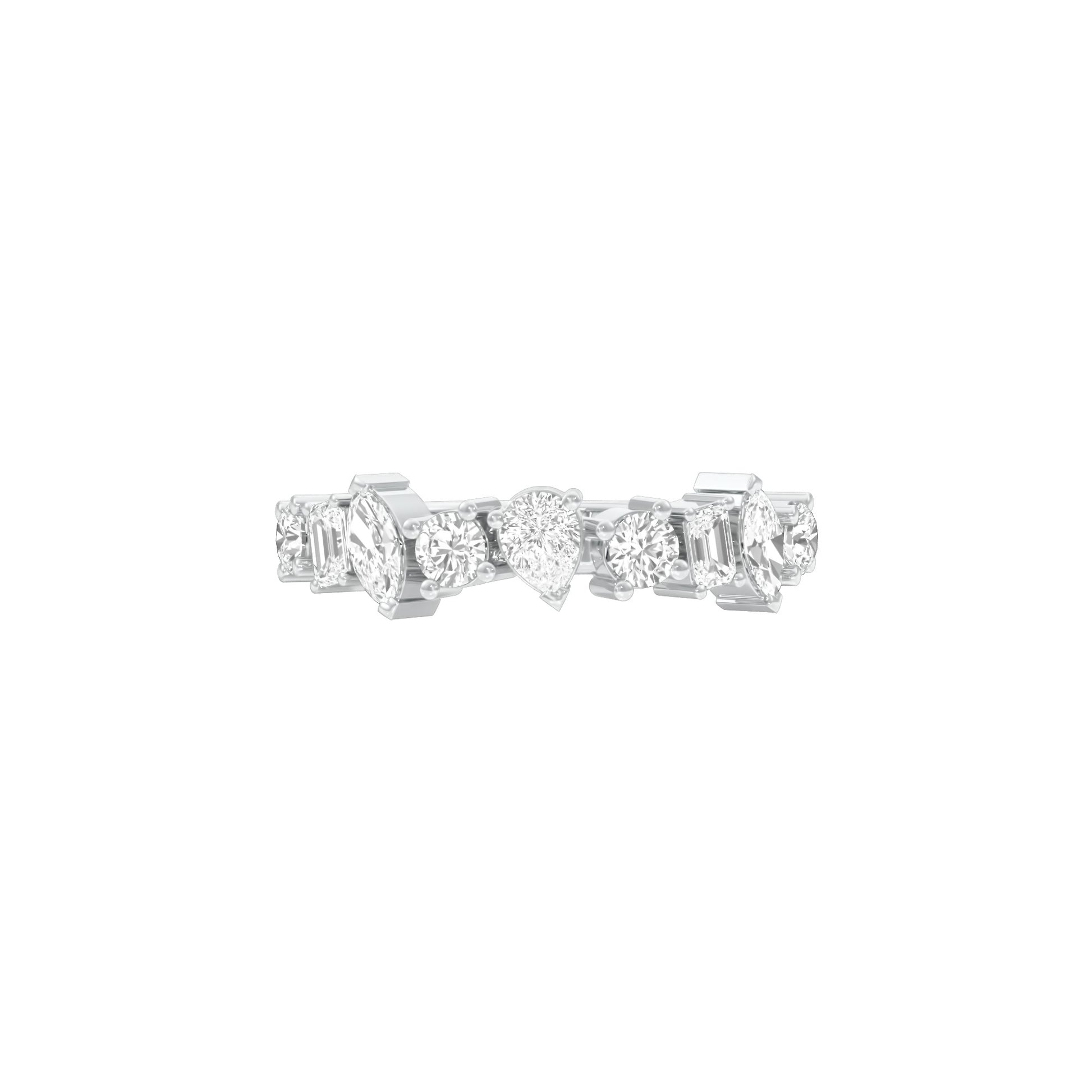 DLR001743 18 KT / White Gold / 22