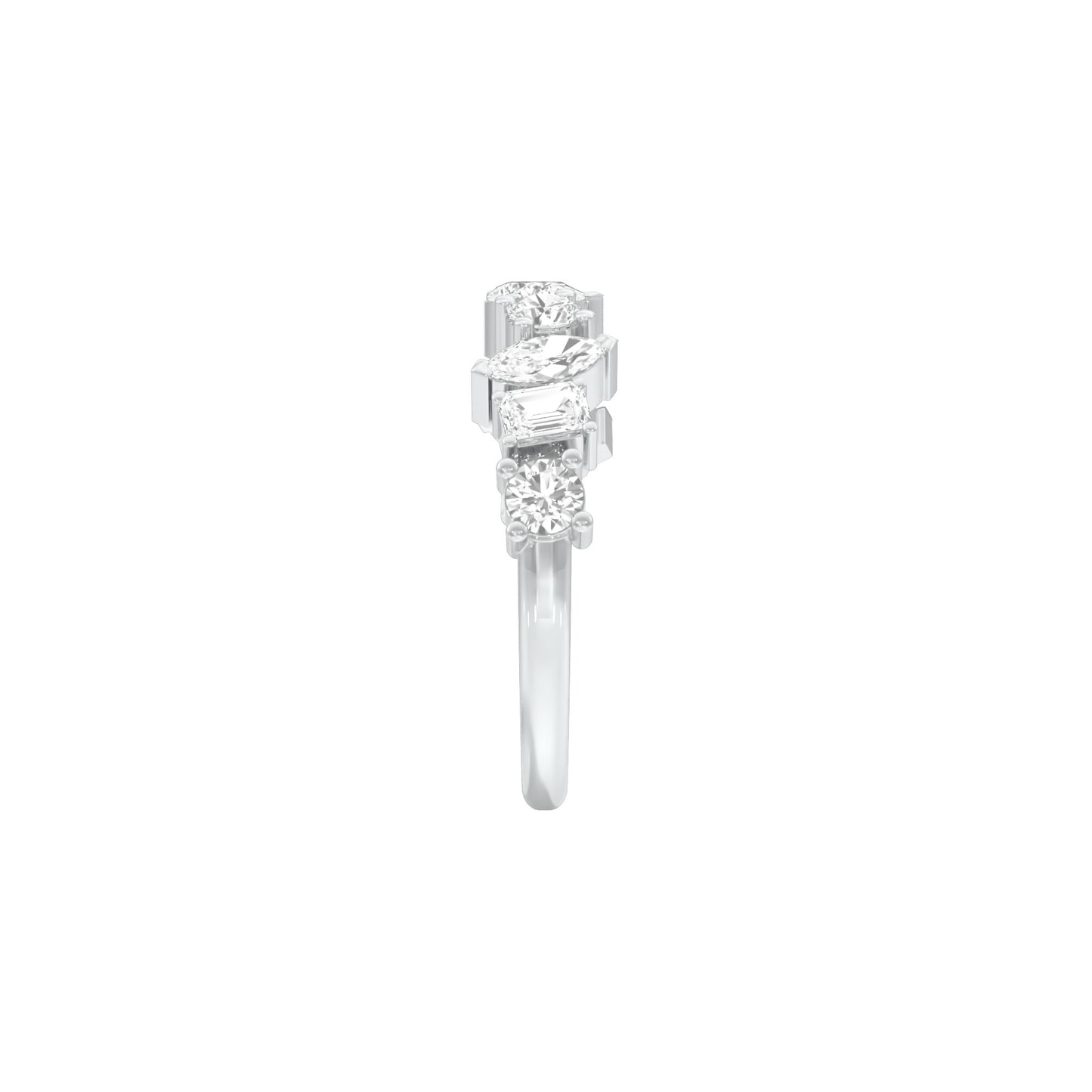 DLR001743 18 KT / White Gold / 22