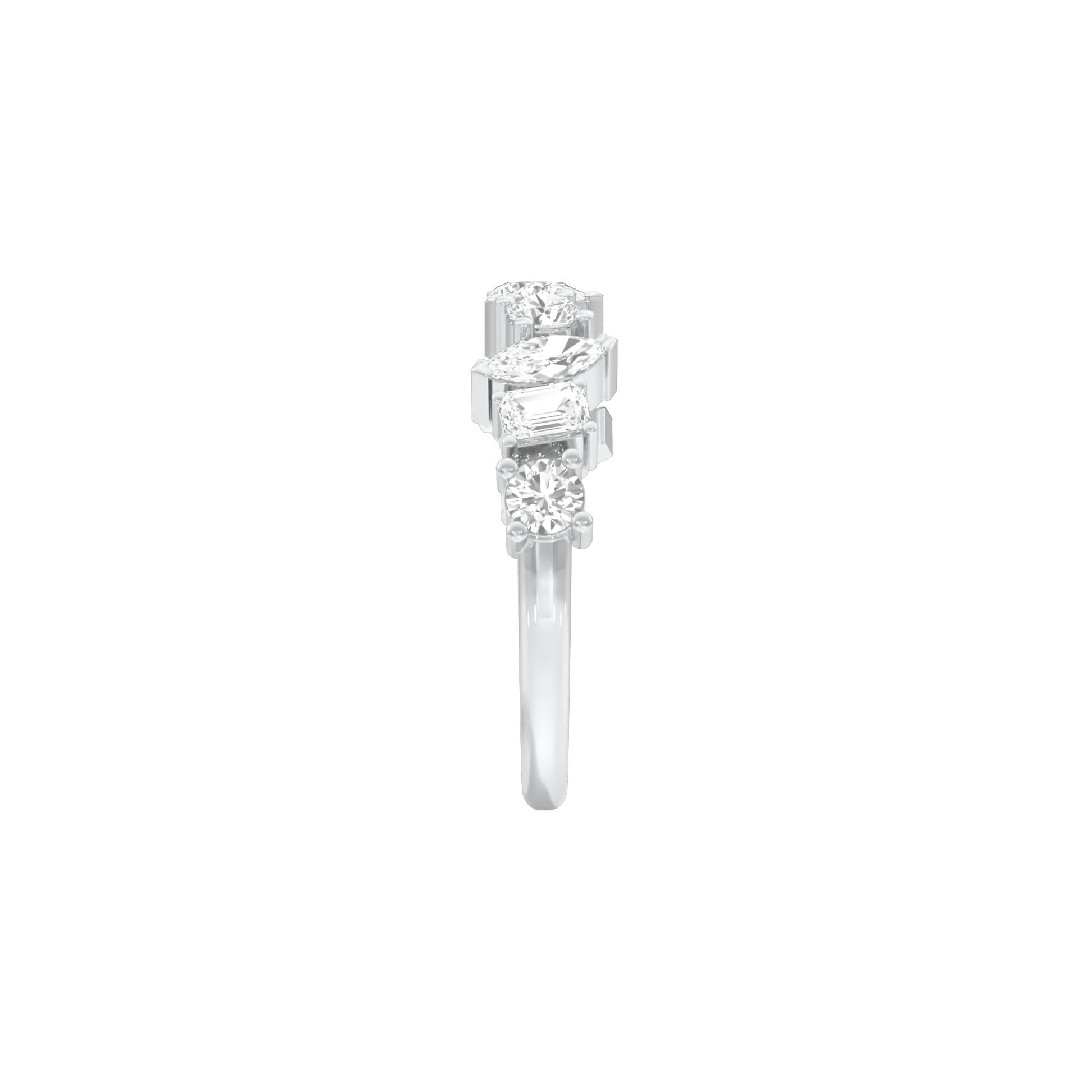 DLR001743 18 KT / White Gold / 22