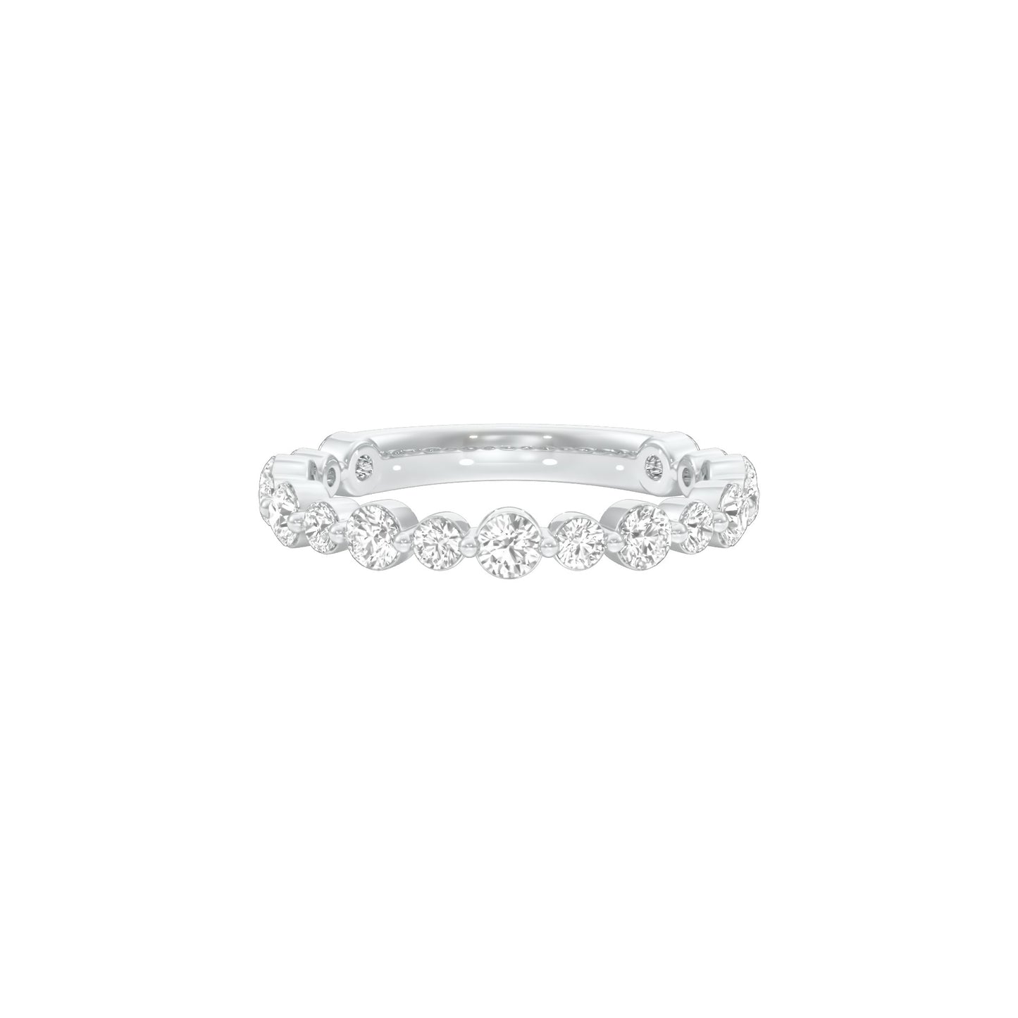 DLR001745 18 KT / White Gold / 22