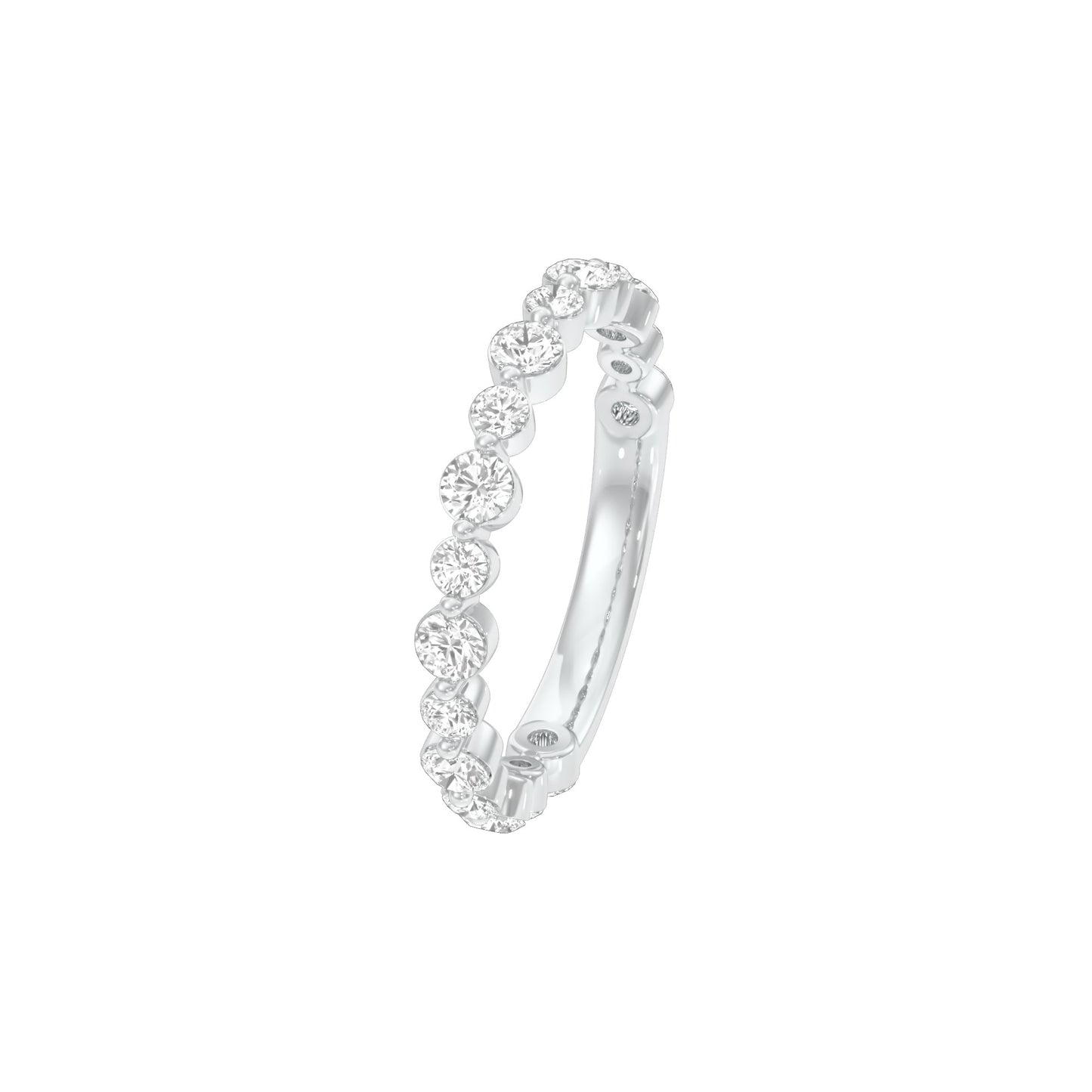 DLR001745 18 KT / White Gold / 22