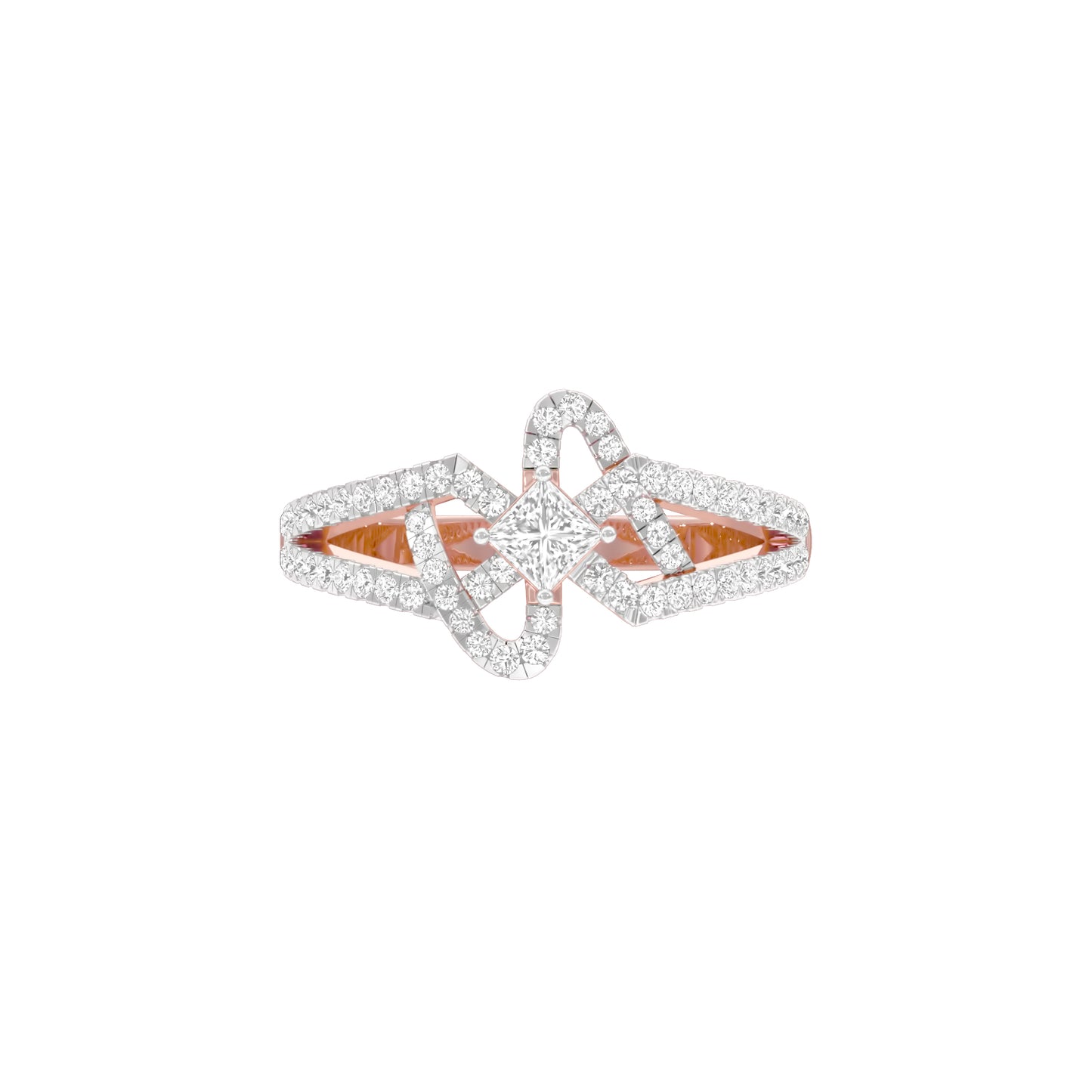 Midnight Elixir Diamond Cocktail Ring 18 KT / Rose Gold / 18