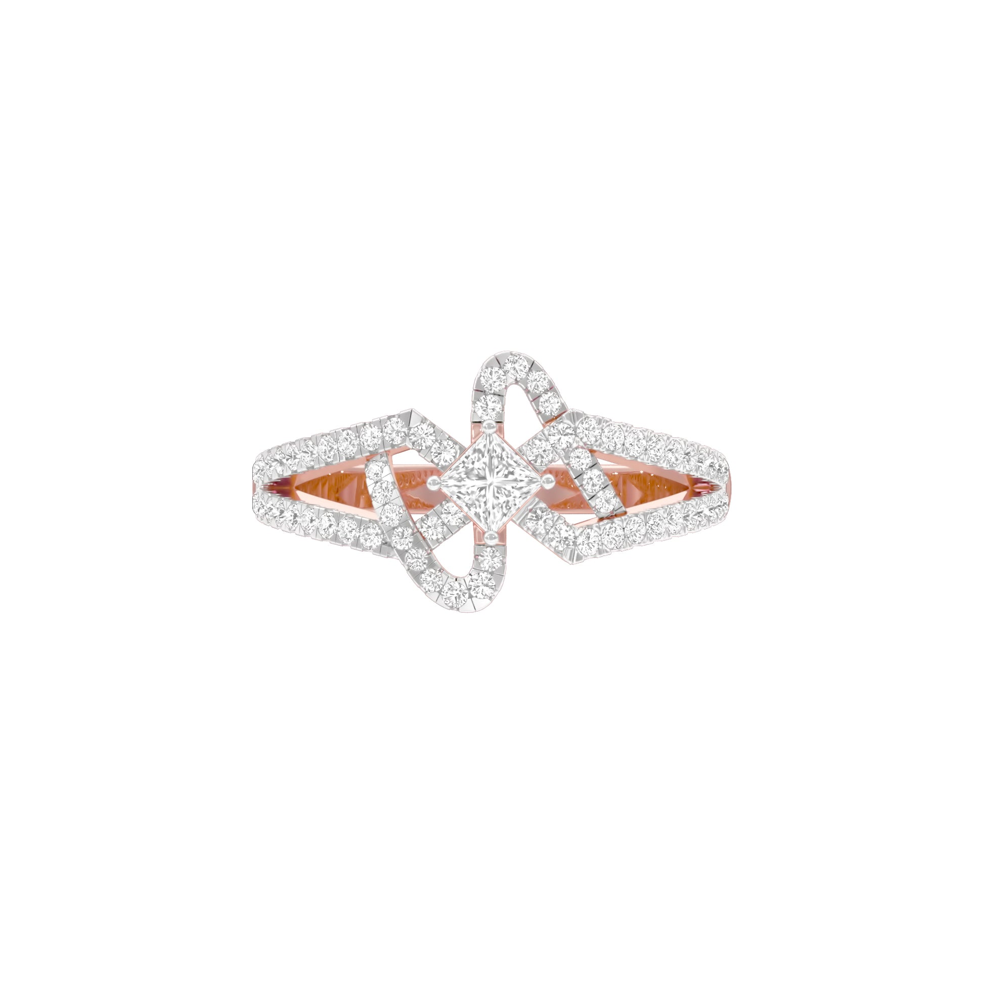 Midnight Elixir Diamond Cocktail Ring 18 KT / Rose Gold / 18