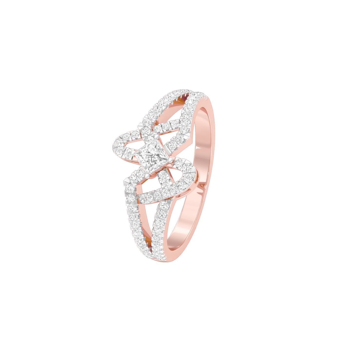 Midnight Elixir Diamond Cocktail Ring 18 KT / Rose Gold / 18