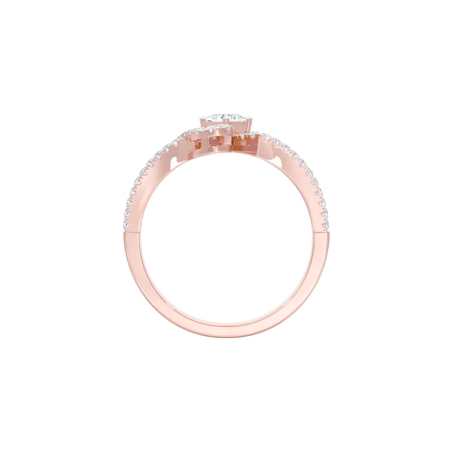 Midnight Elixir Diamond Cocktail Ring 18 KT / Rose Gold / 18