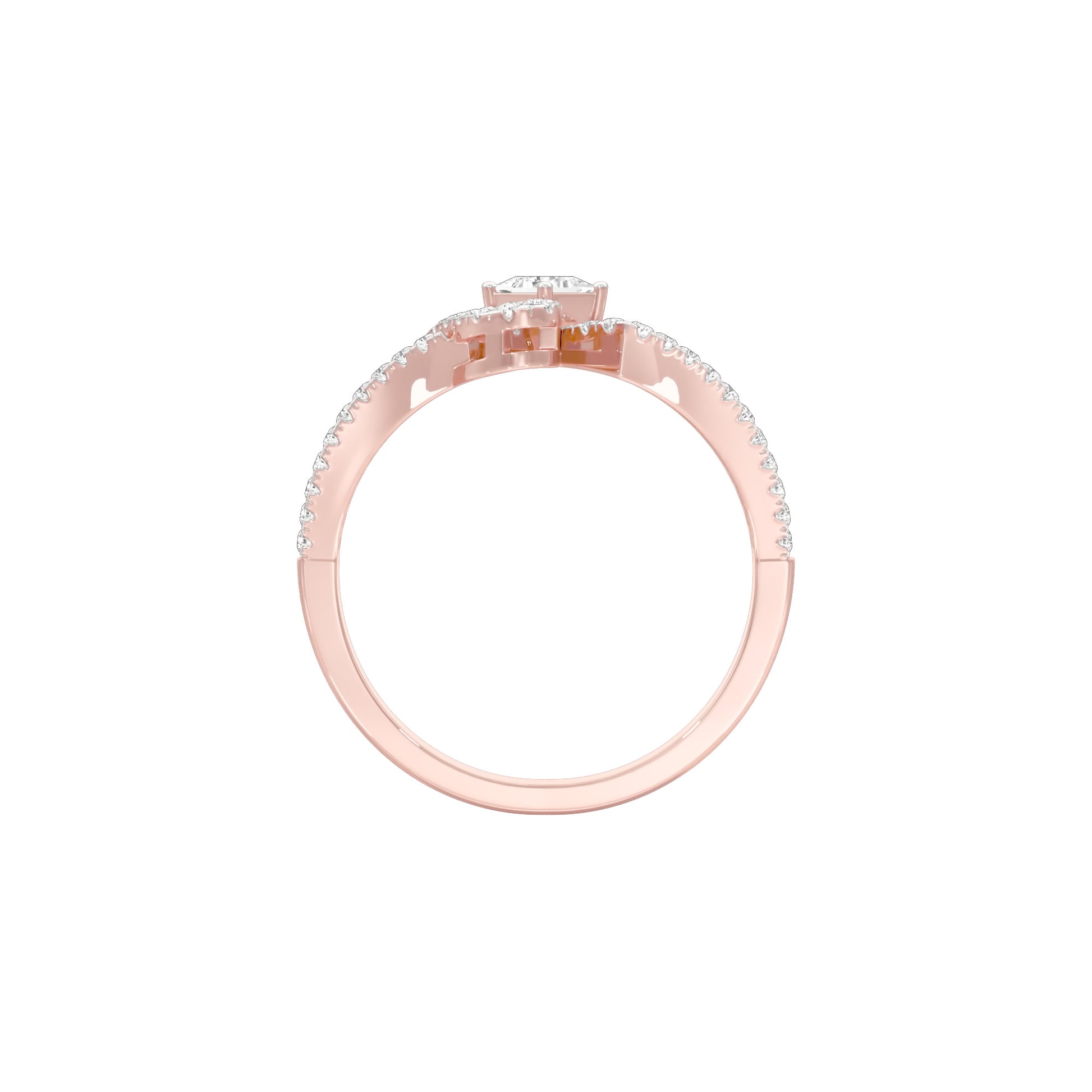 Midnight Elixir Diamond Cocktail Ring 18 KT / Rose Gold / 18